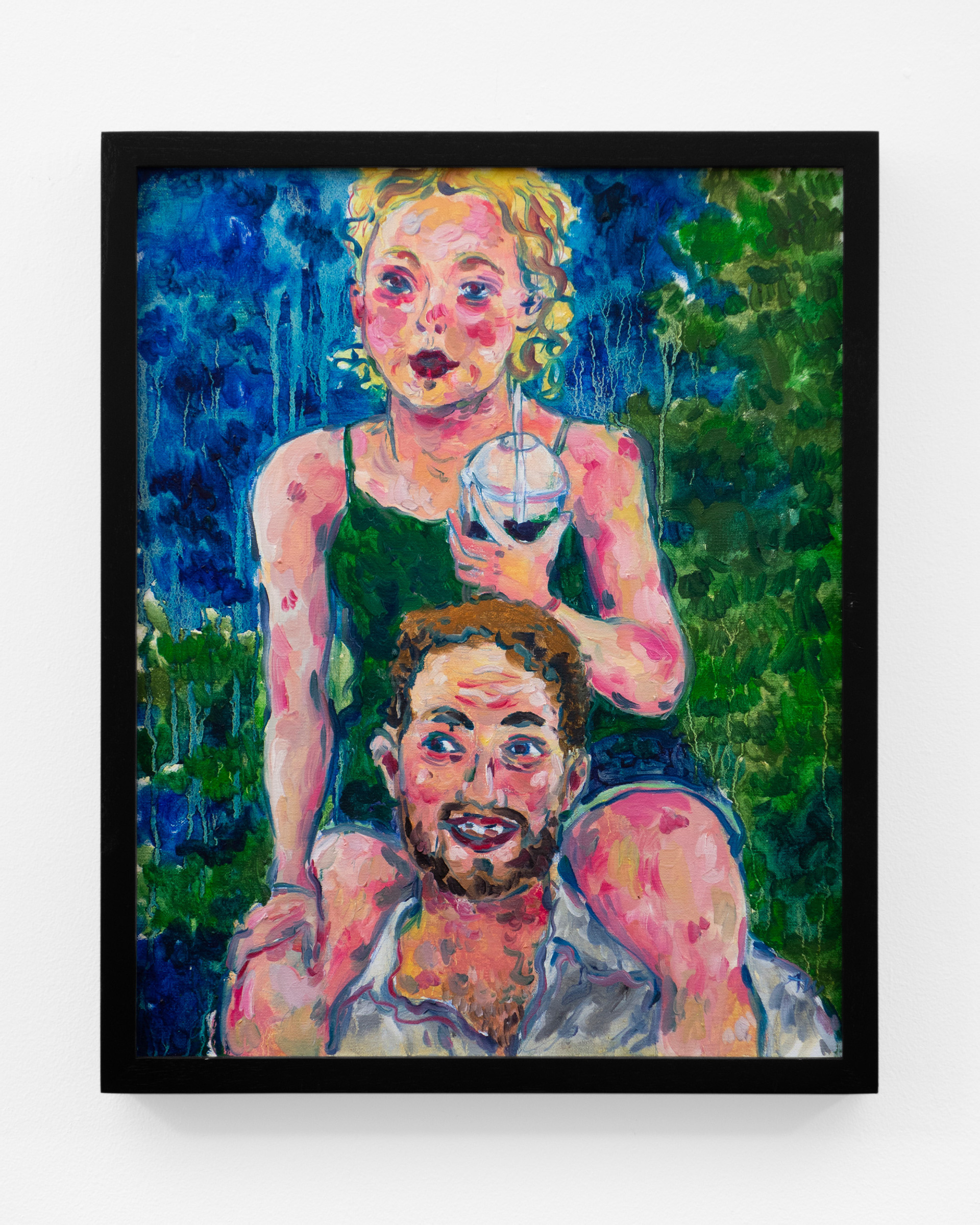 "I am over You", 2017, oil on canvas, 20x16 inches