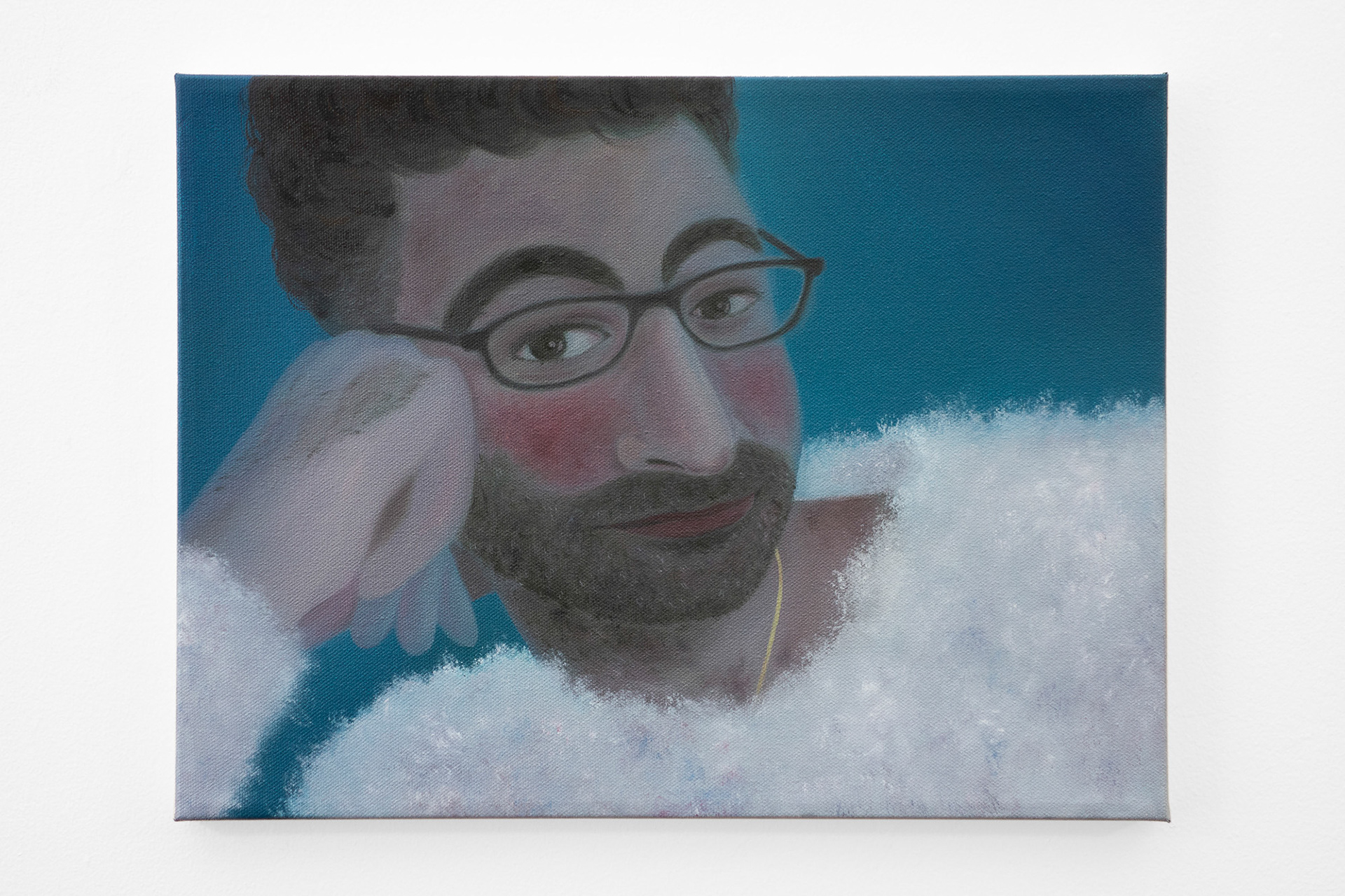 "A Dangerous Man", 2021, oil on canvas, 12x16 inches