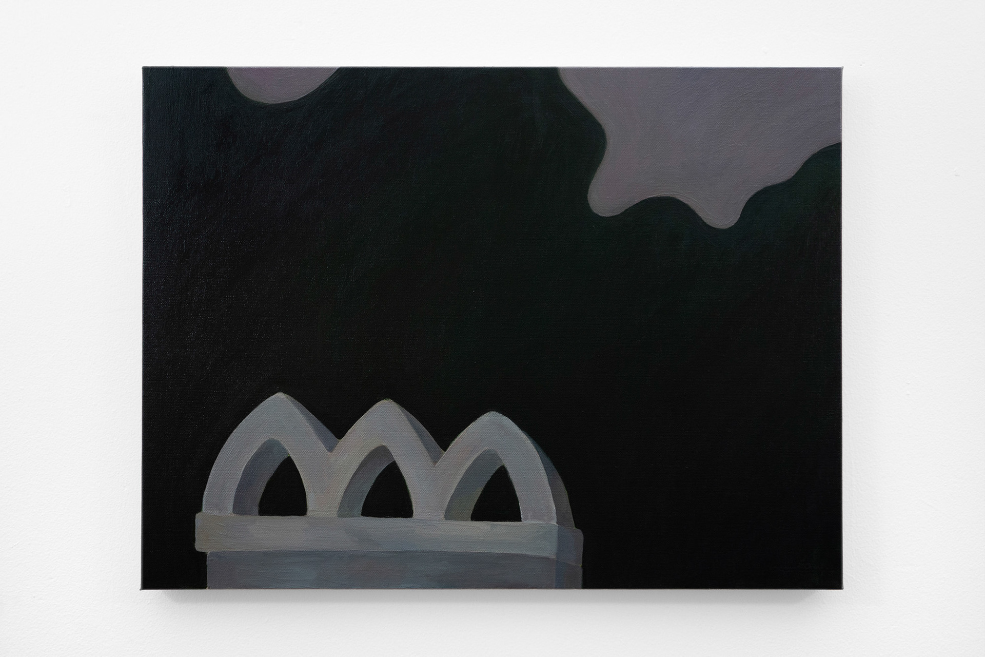 "Contact Us", 2019, oil on linen, 18x24 inches