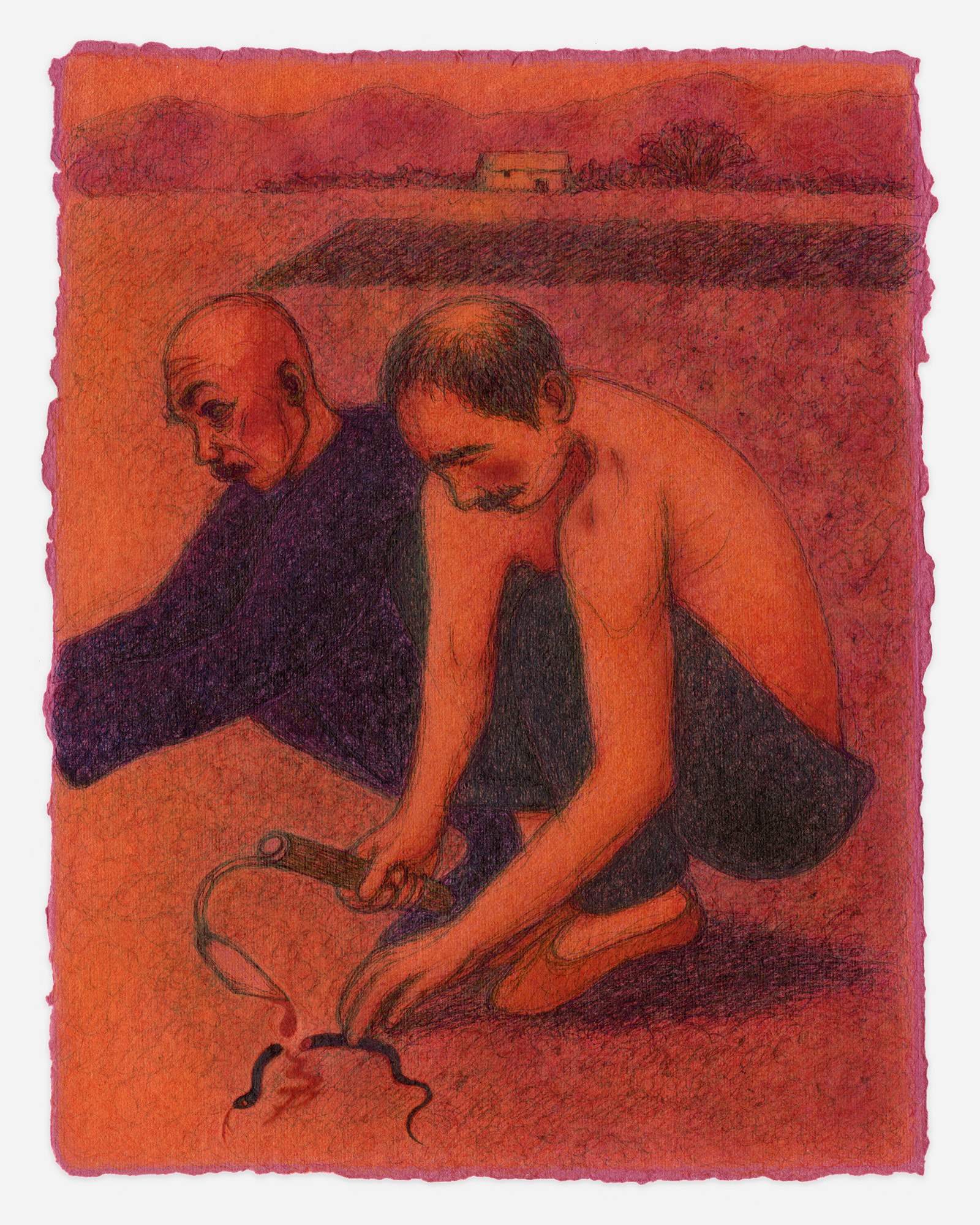 "Why Are You Right When I’m So Wrong", 2025, ink on paper, 11.5x9 inches