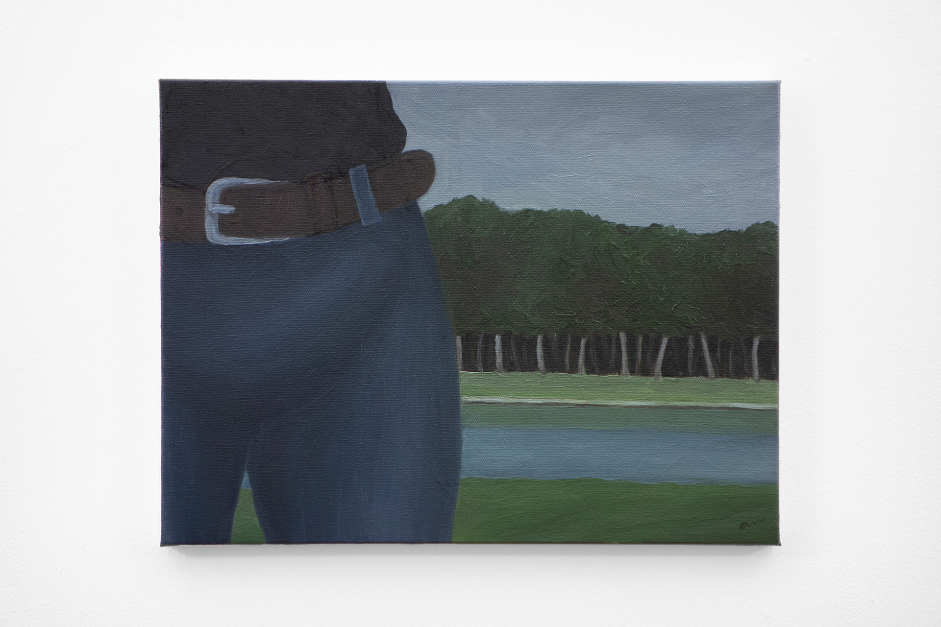 "In a Landscape", 2020, oil on canvas, 12x16 inches
