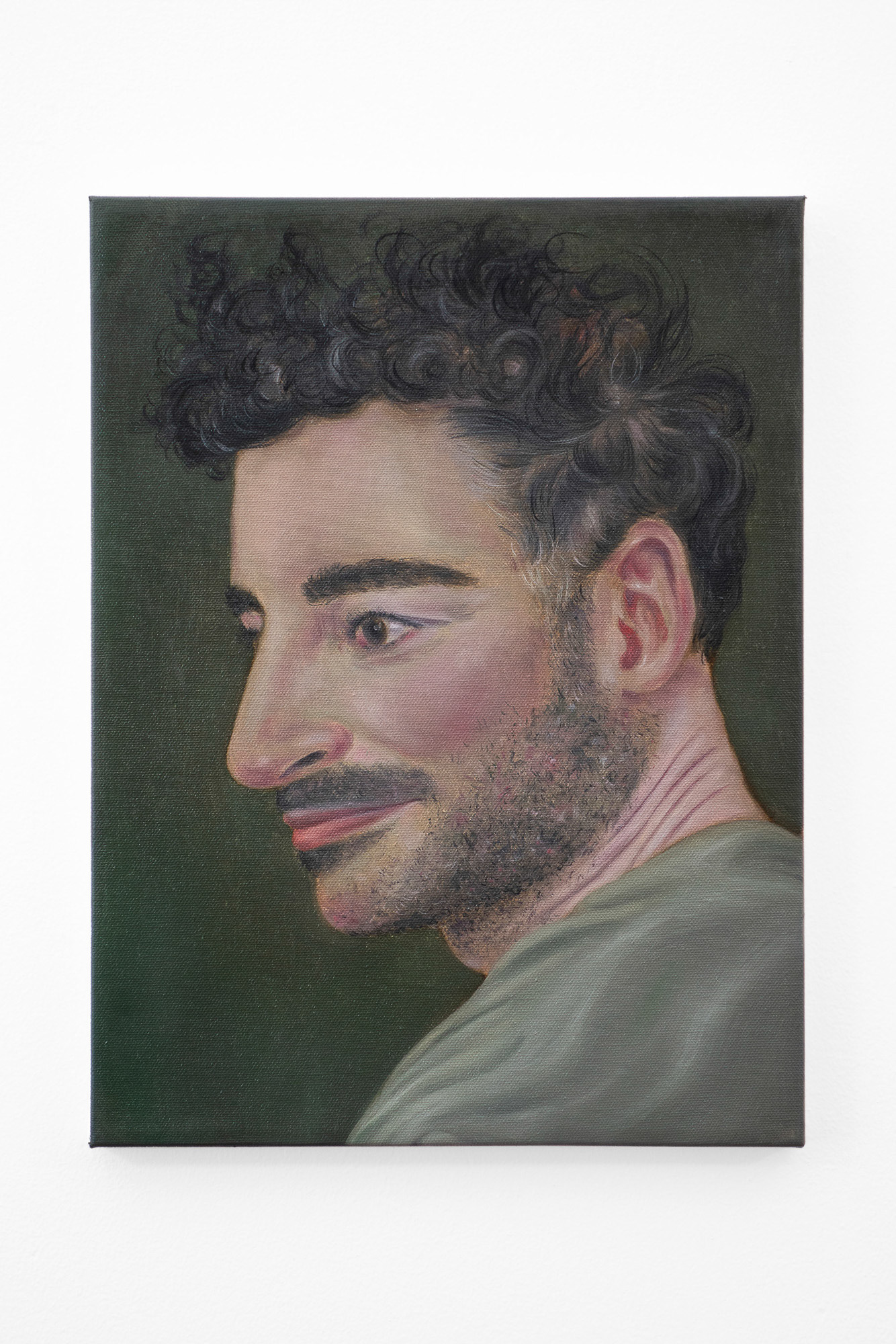 "An Optimistic Man", 2022, oil on canvas, 12x16 inches