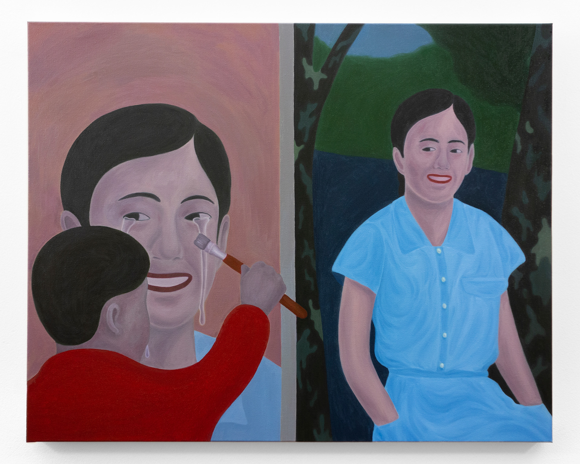"Portrait for Mom", 2021, oil on canvas, 24x30 inches