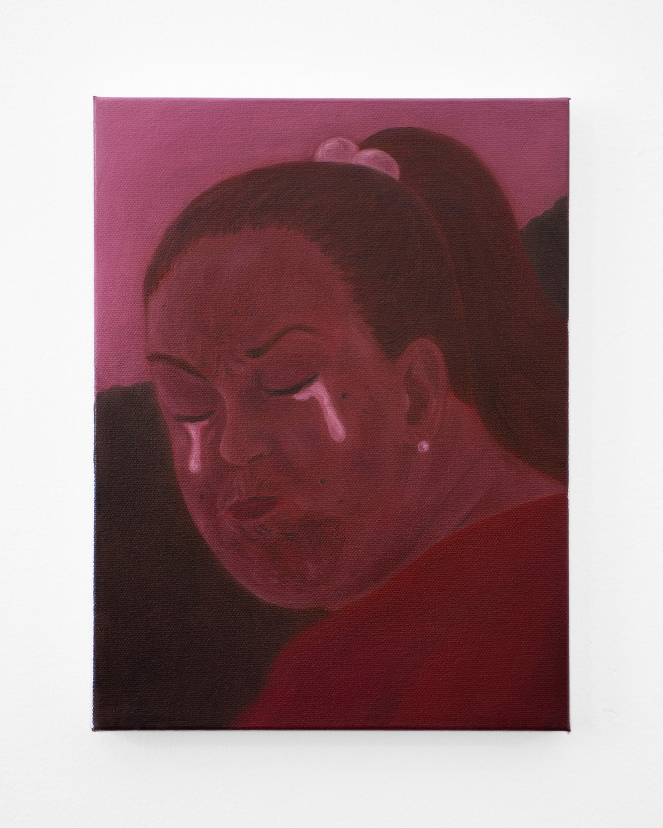 "Last Cry Before Revenge", 2021, oil on canvas, 12x9 inches