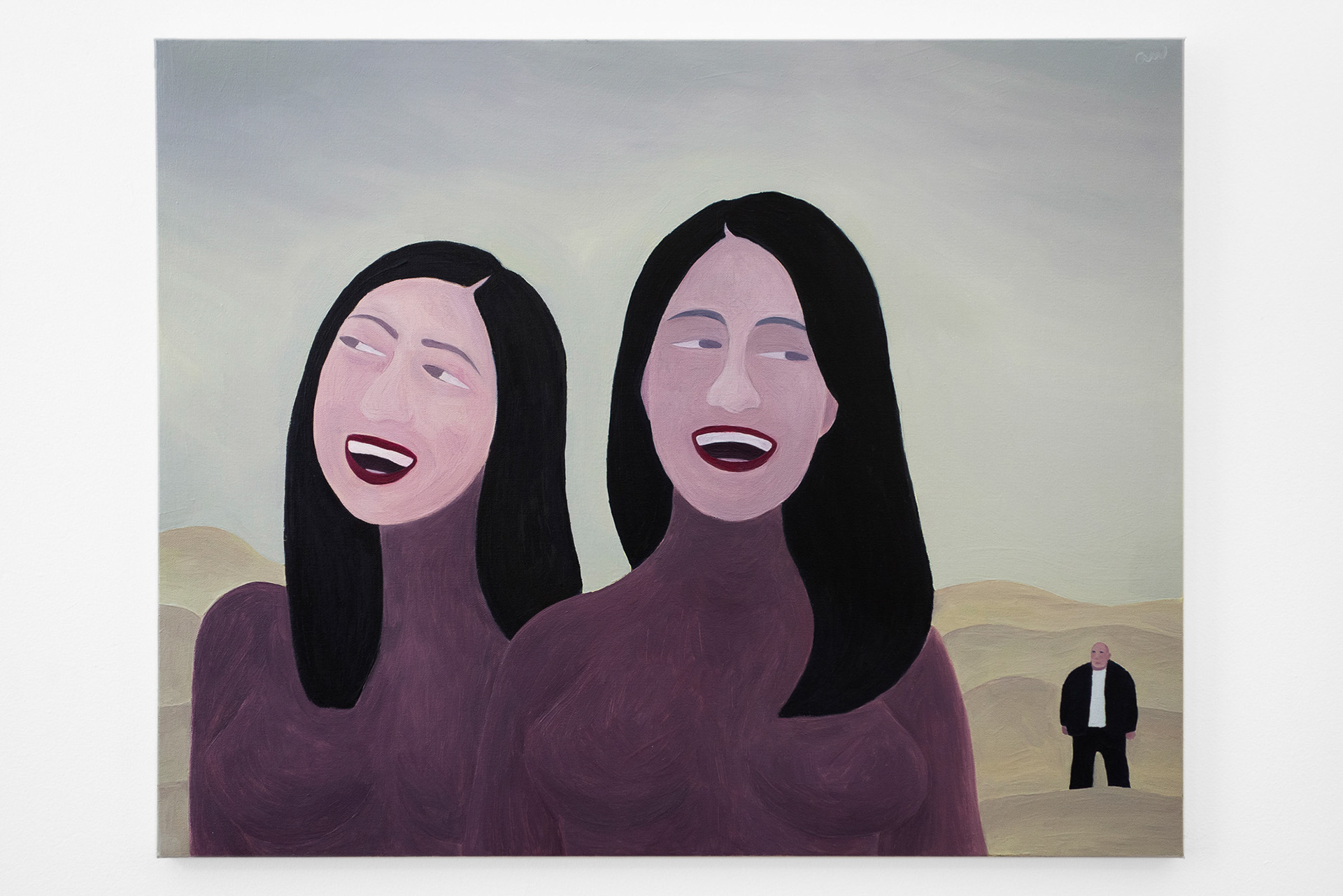 "Just Wait", 2019, oil on canvas, 24x30 inches