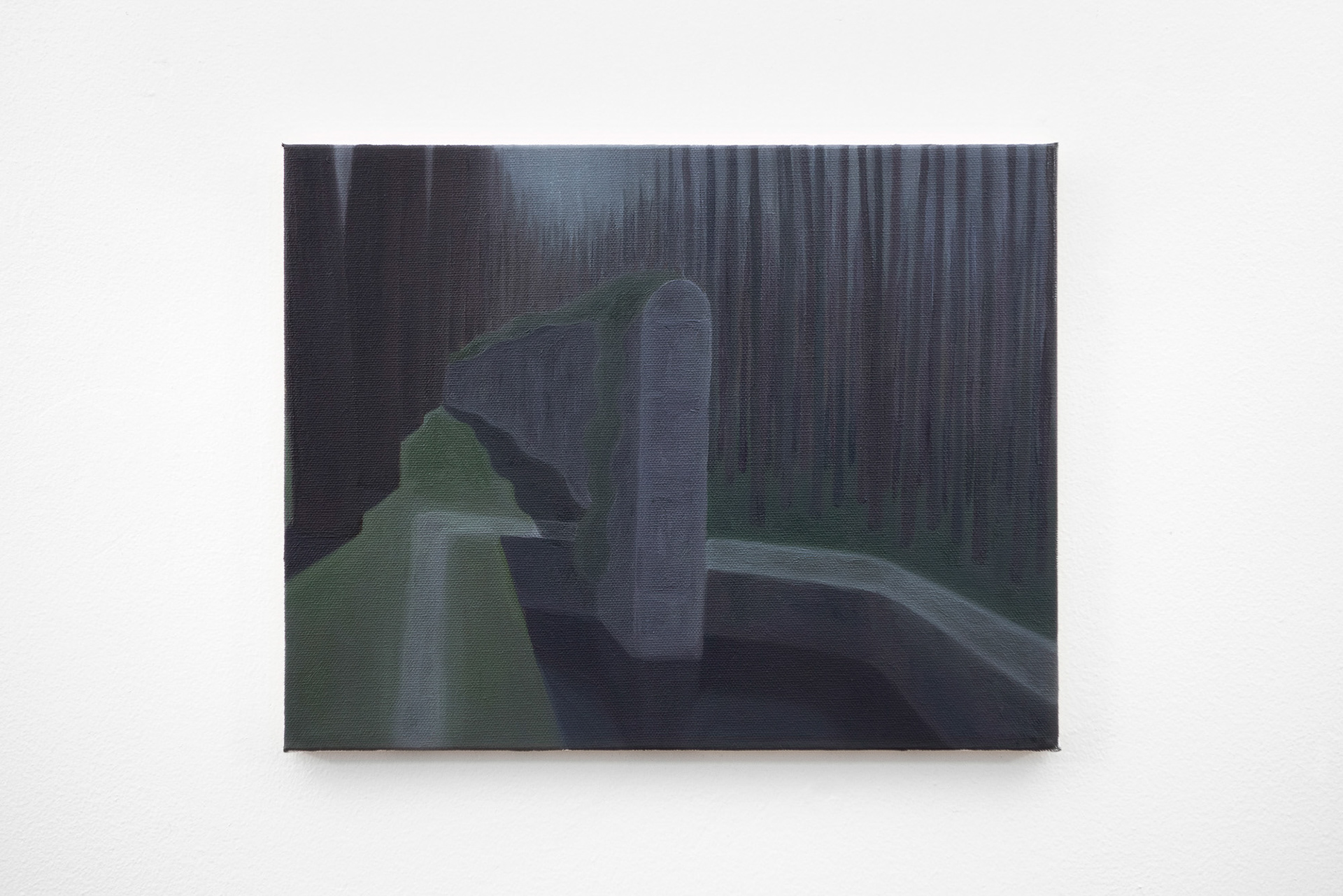 "Staged Silence", 2021, oil on canvas, 11x14 inches