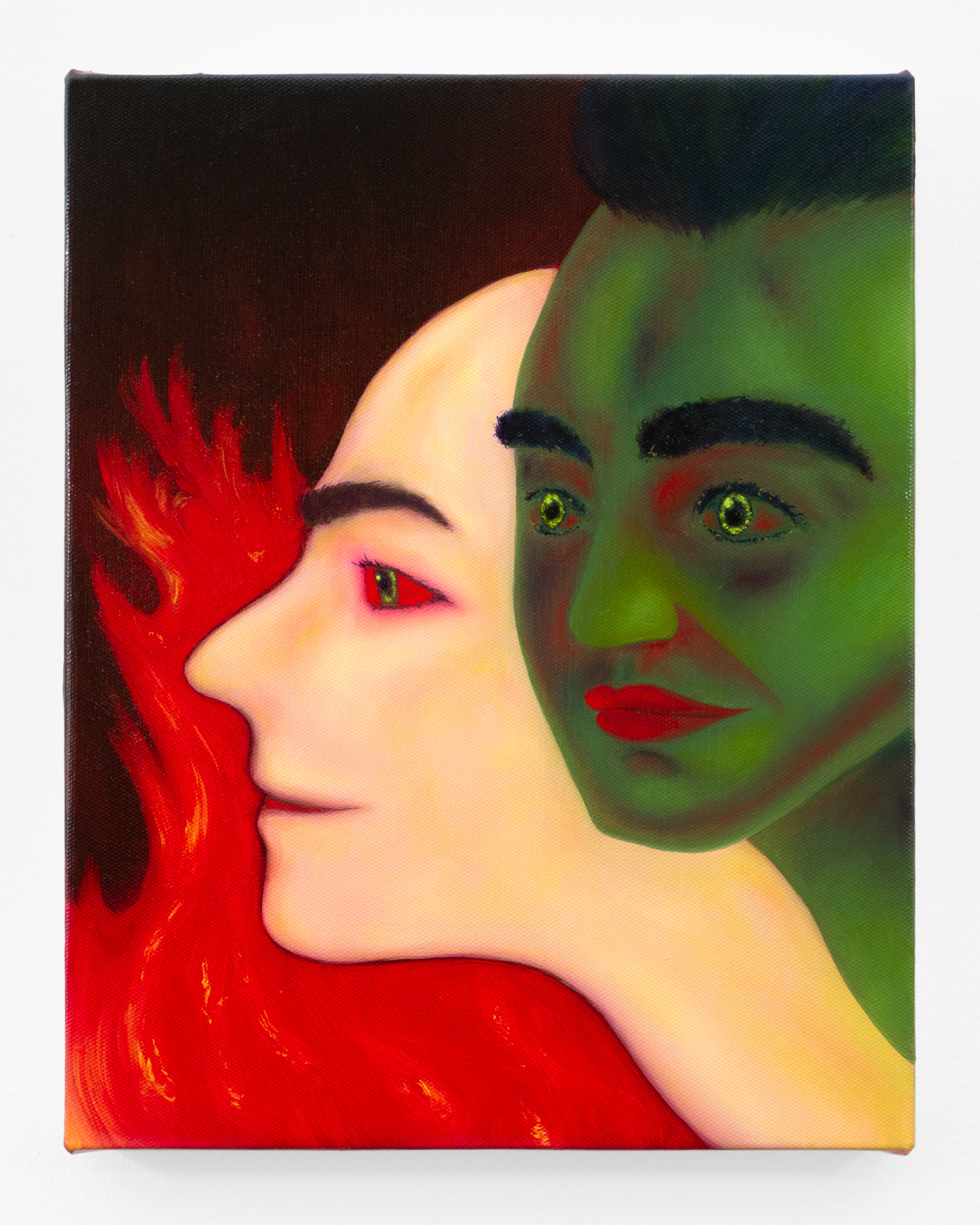 "Lovers", 2023, oil on linen, 14x11 inches