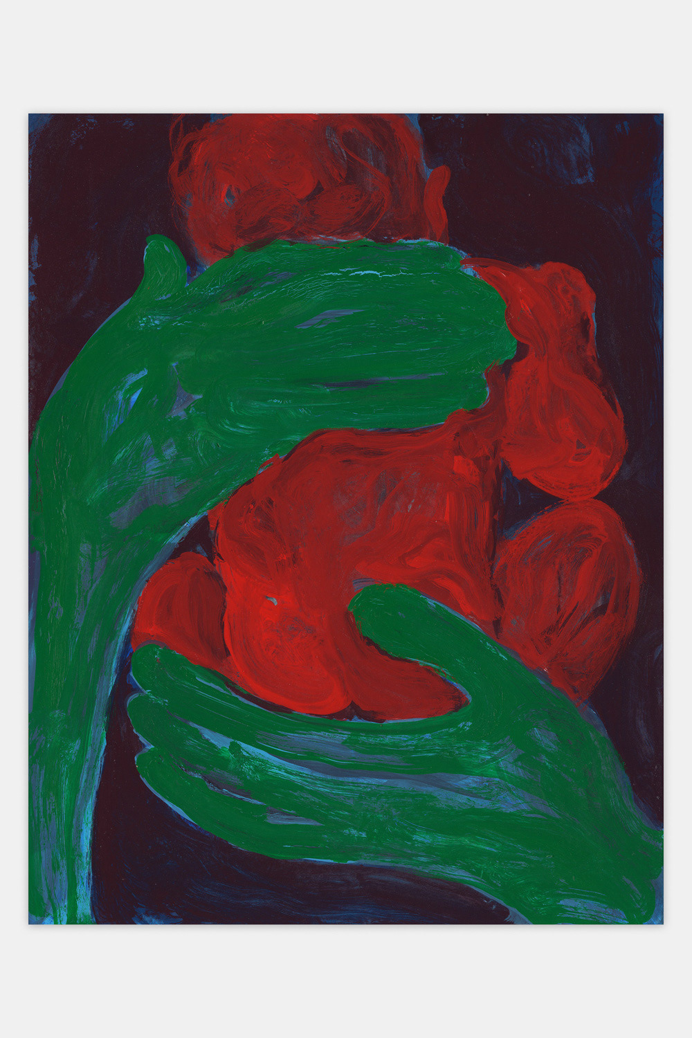 "Devil Boy" II, 2023, watercolor and gouache on paper, 11x14 inches