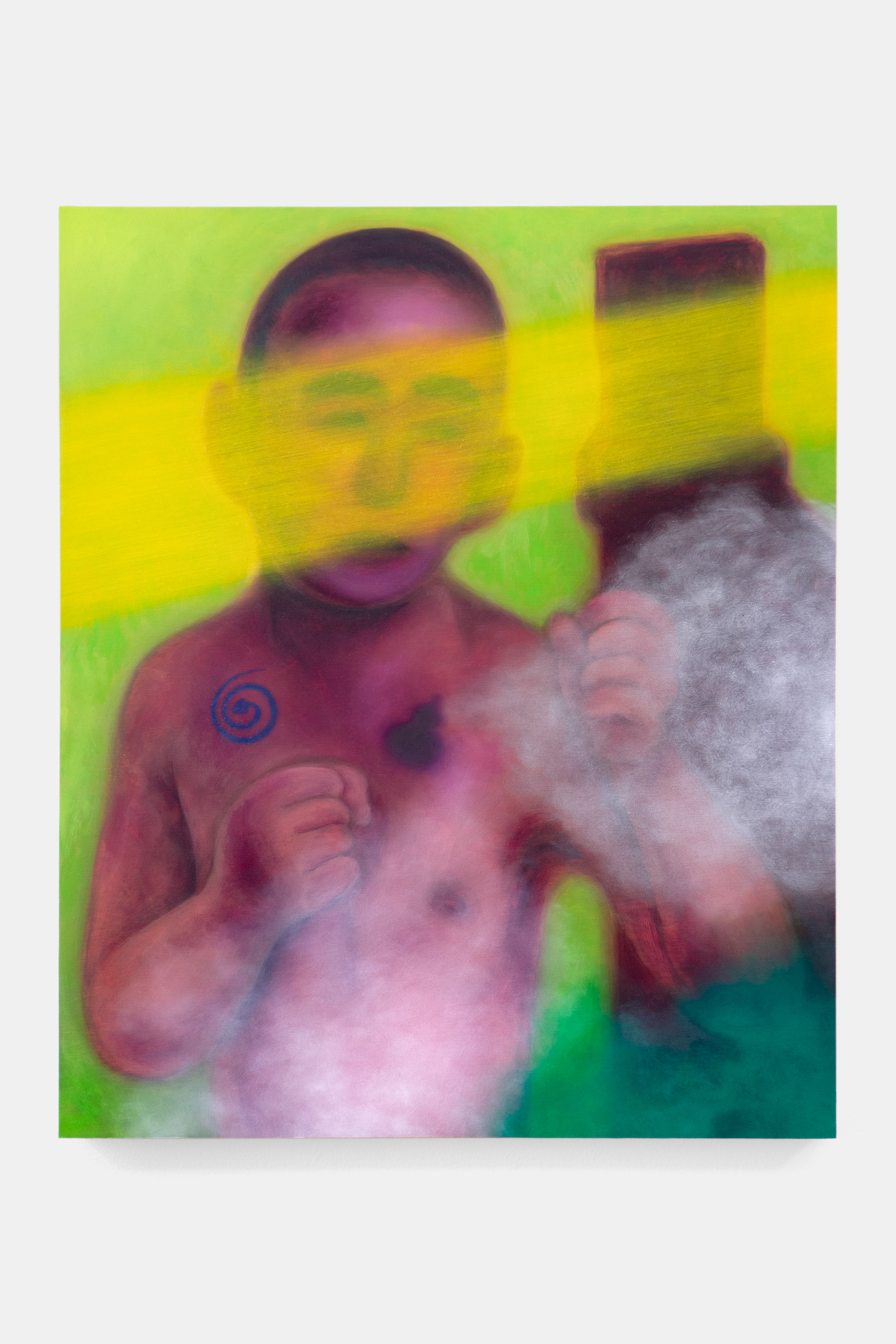 "Soldier Boy", 2025-2026, oil on wood panel, 24x20 inches