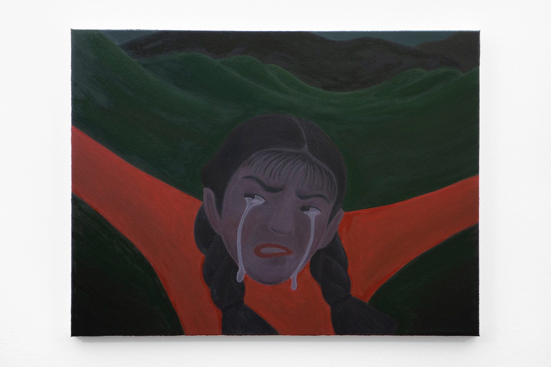 "I Belong Here", 2021, oil on canvas, 18x24 inches