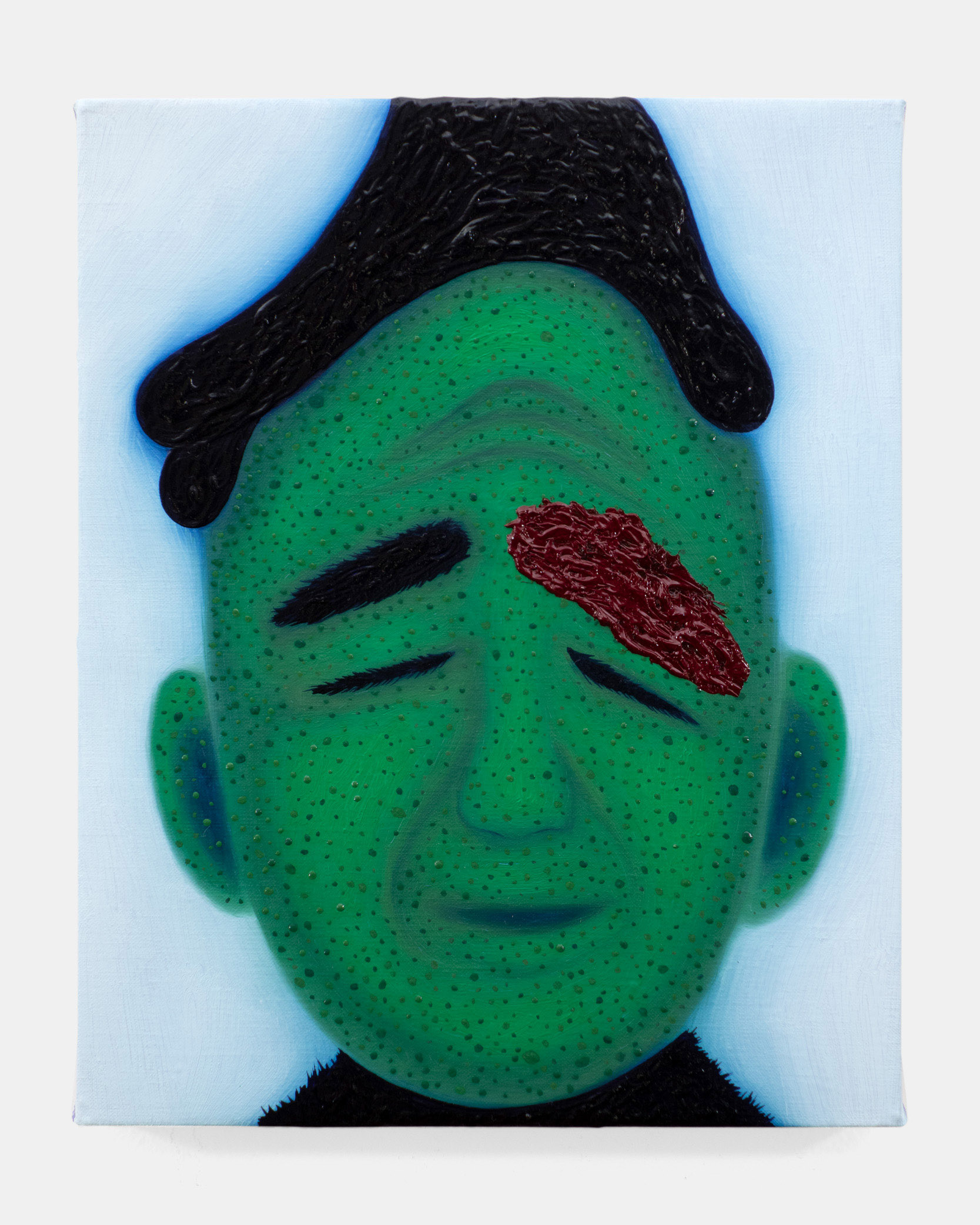 "The Poverty of Depression", 2025, oil on linen, 10x8 inches