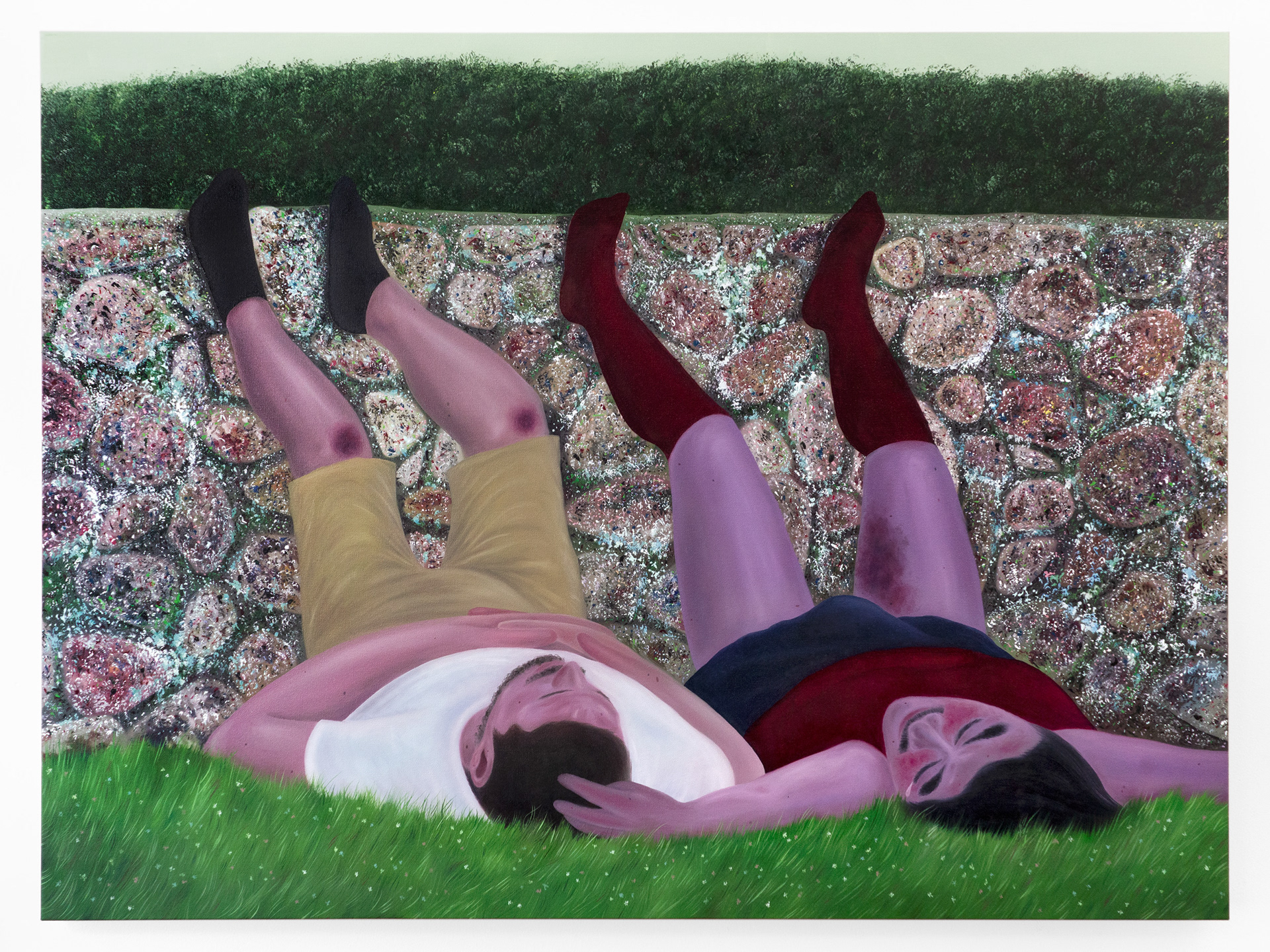 "We've Only Just Begun", 2022, oil on canvas, 36x48 inches