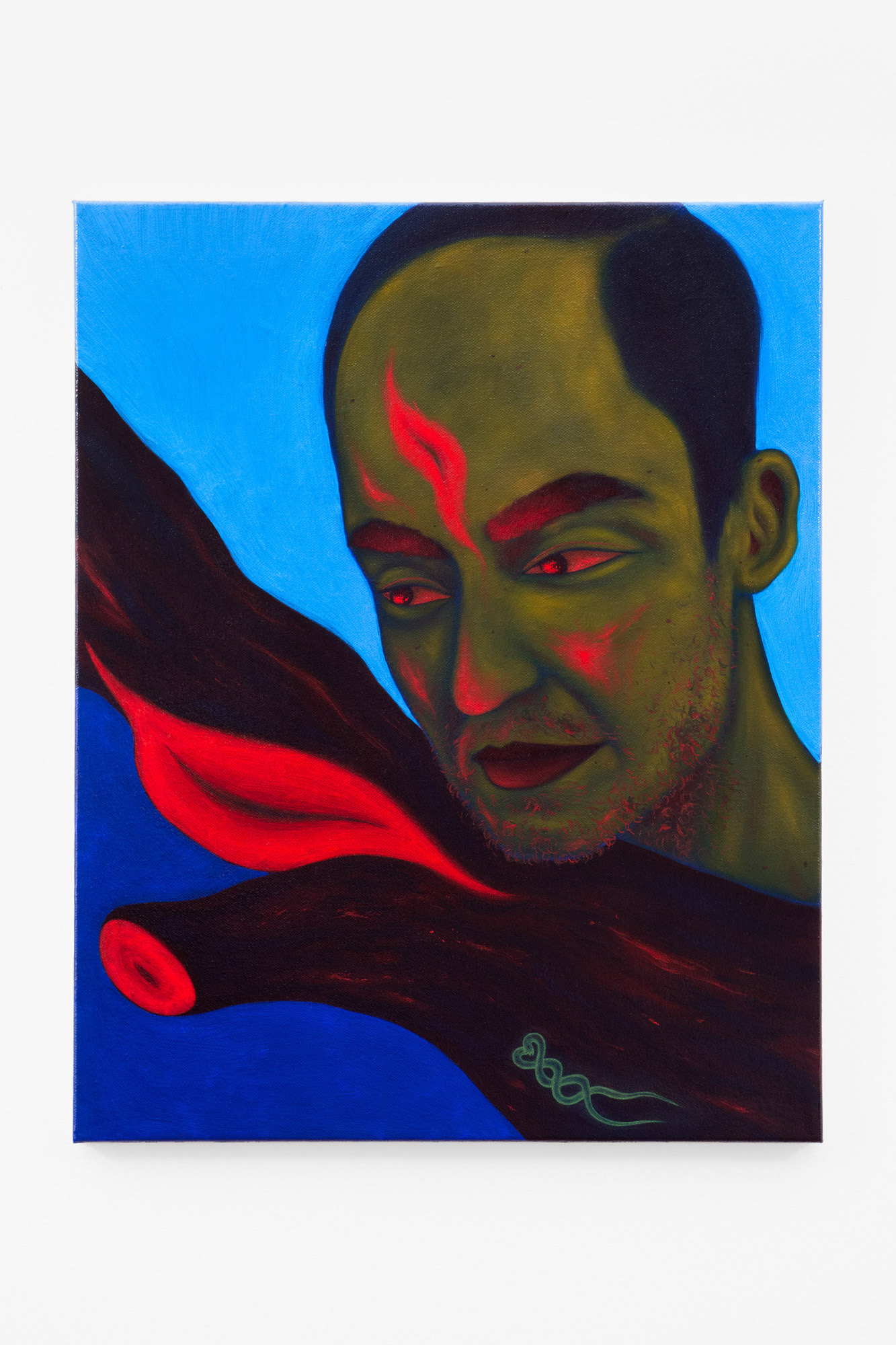 "Dendrophile", 2023, oil on canvas, 16x20 inches