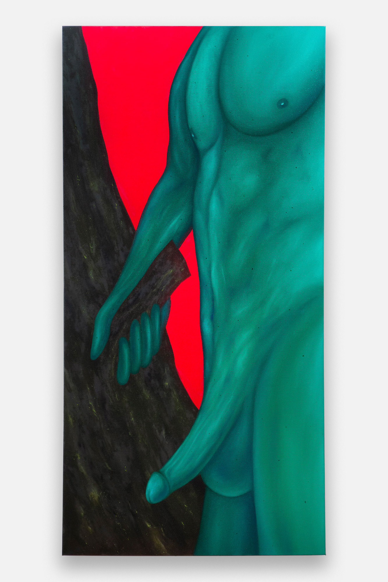 "After Life" II, 2023, oil on canvas, 24x48 inches