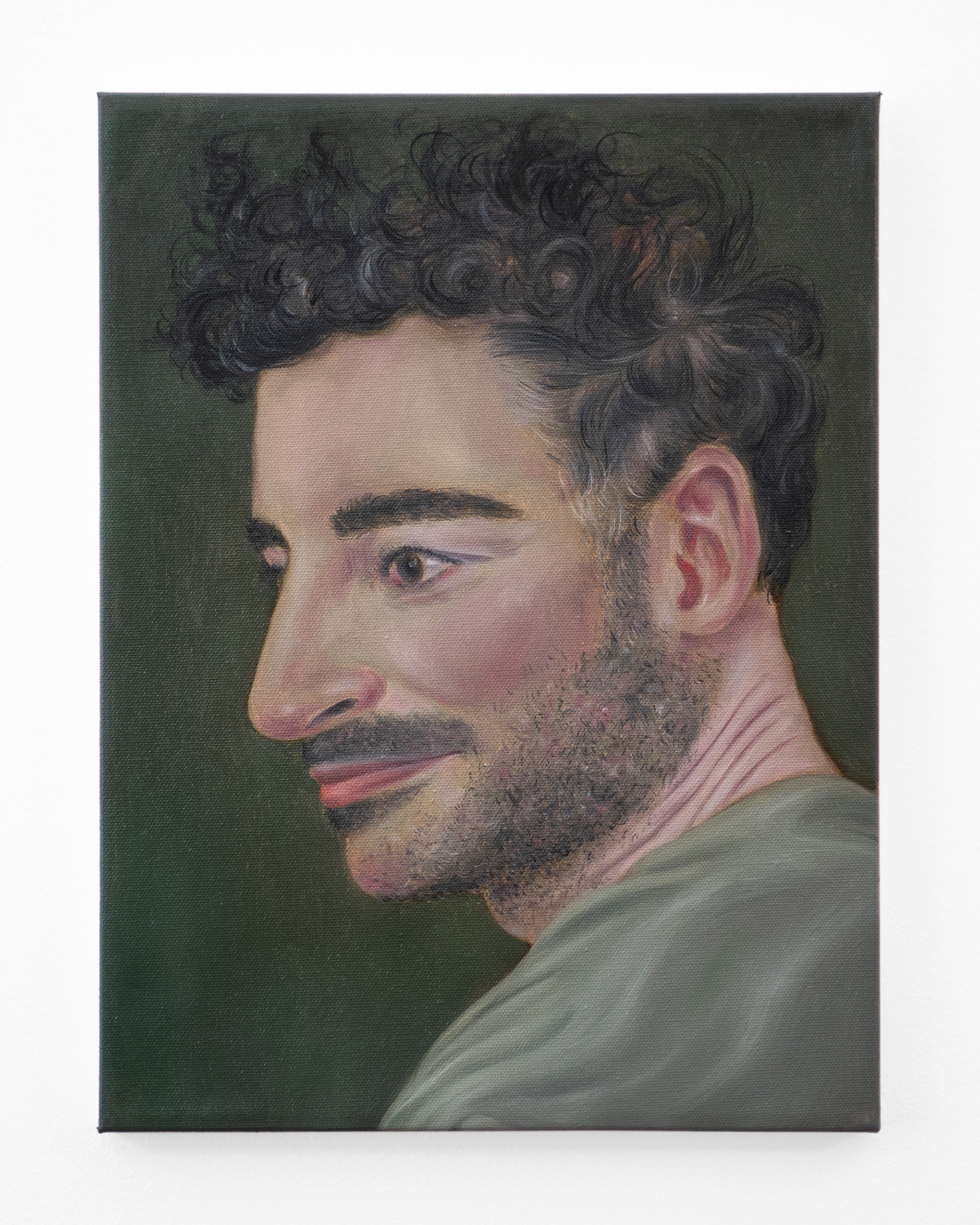"An Optimistic Man", 2022, oil on canvas, 16x12 inches