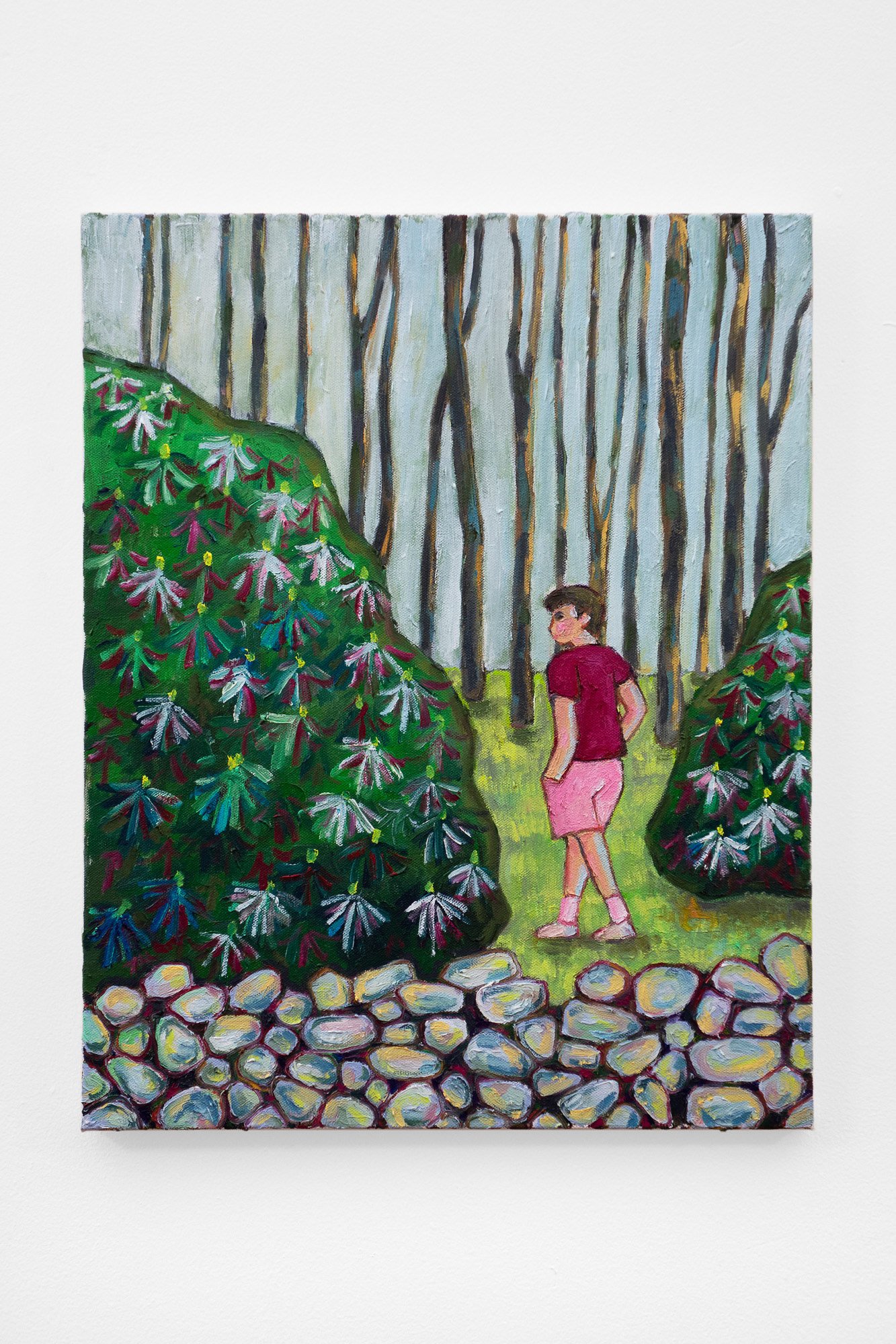 "The Visitor", 2018, oil on canvas, 16x20 inches