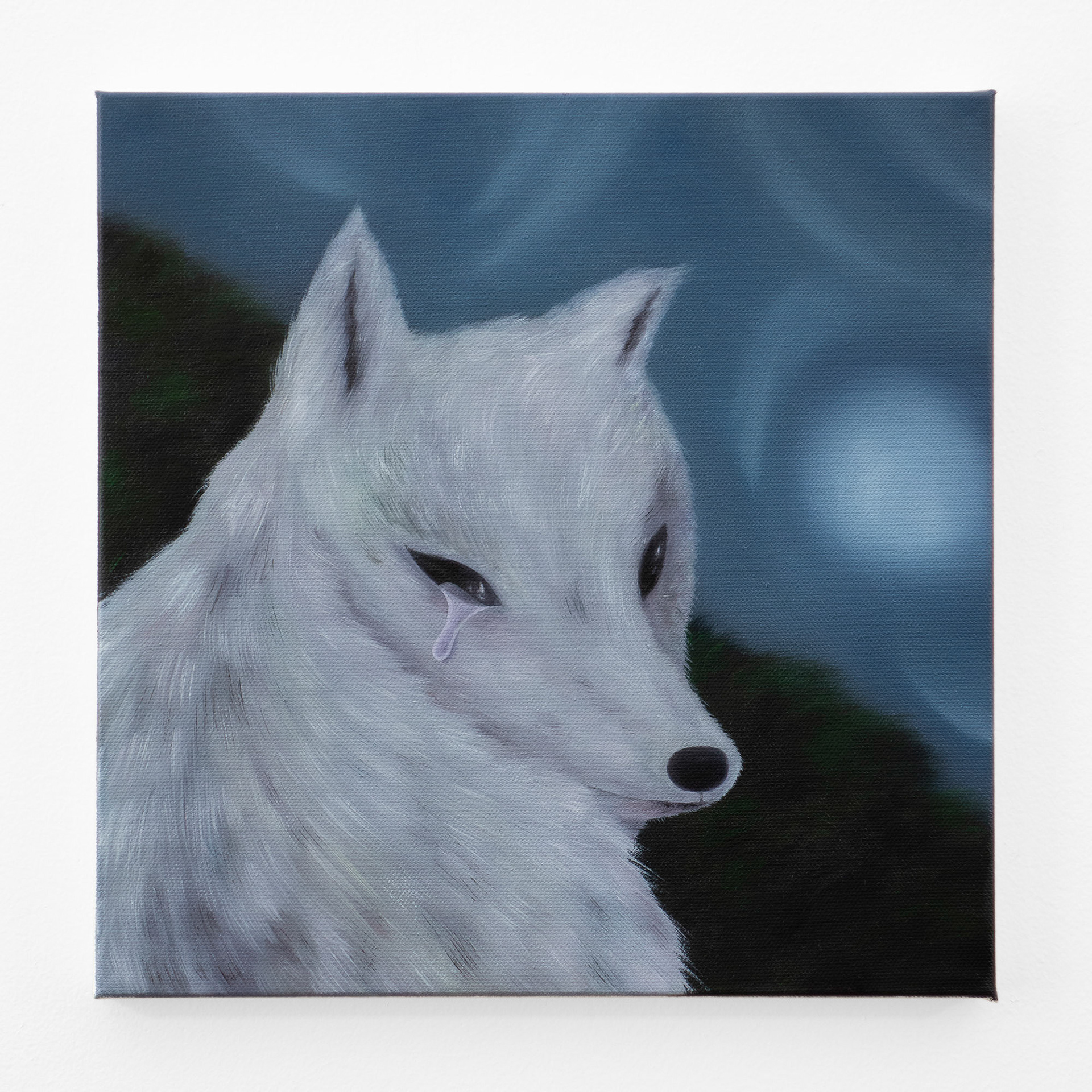"Never Regretted", 2021, oil on canvas, 12x12 inches