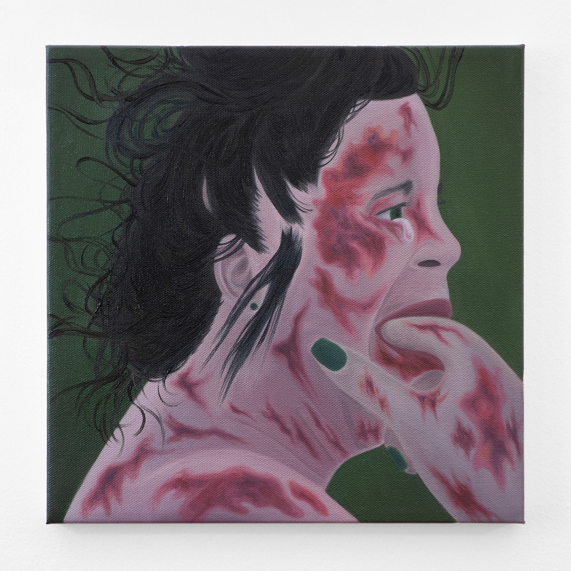"I am Not for You", 2021, oil on canvas, 12x12 inches
