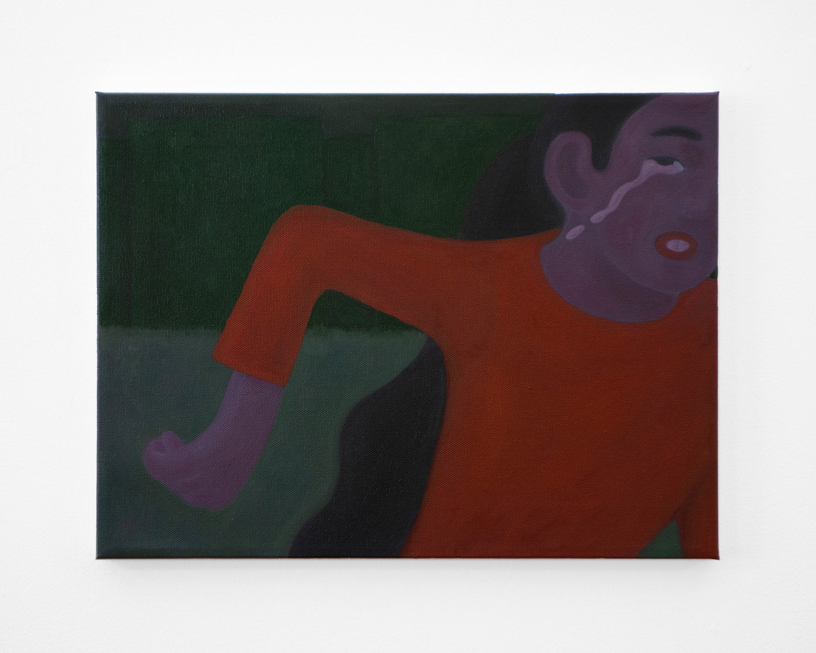 "I'm Sorry That I Left", 2021, oil on canvas, 12x16 inches