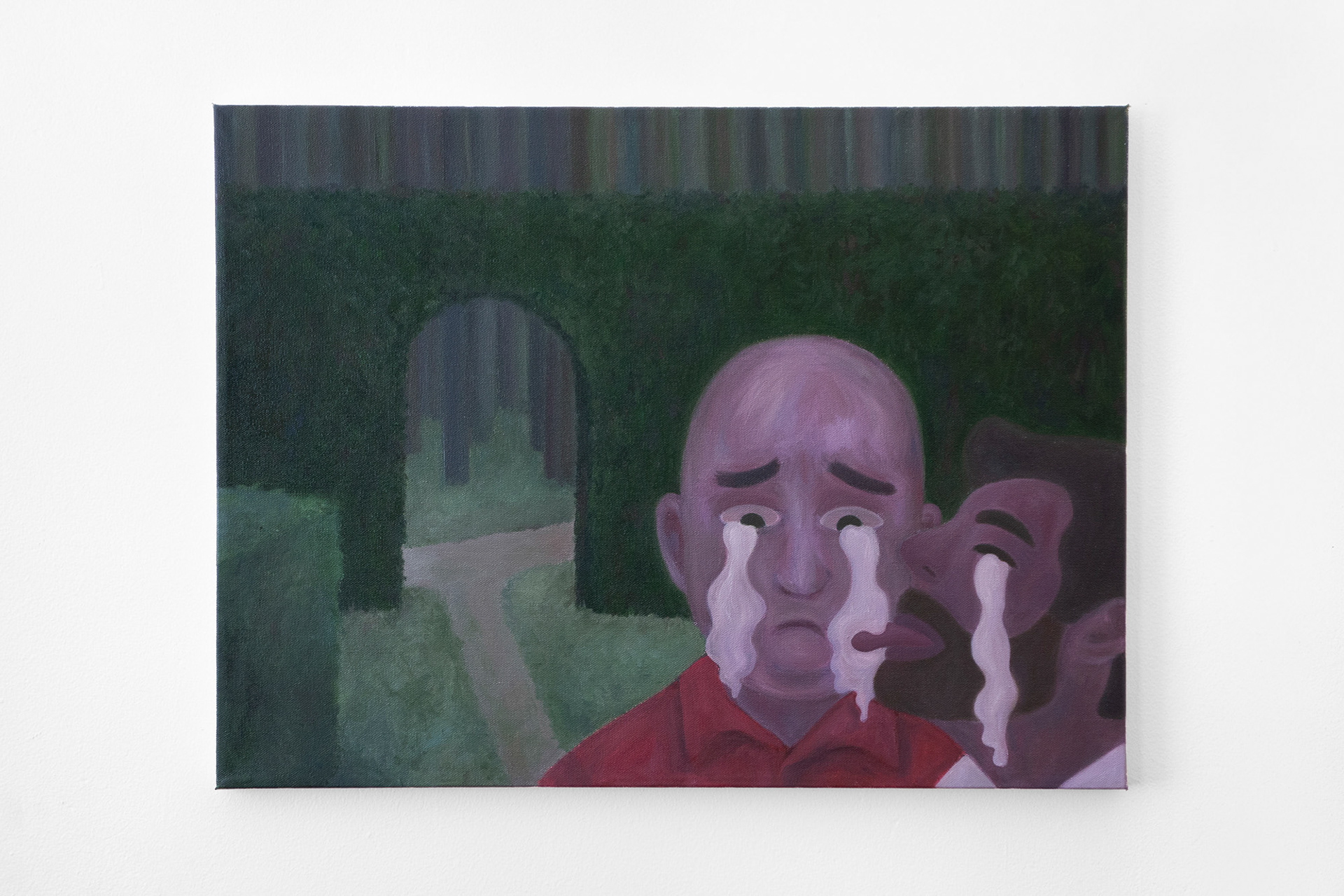 "Now I Love You More", 2021, oil on canvas, 18x24 inches