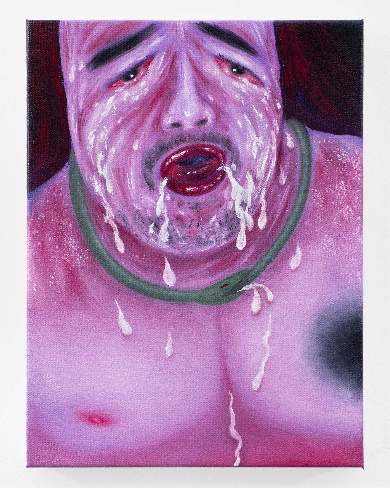 "Freedom Trap", 2022, oil on canvas, 12x9 inches