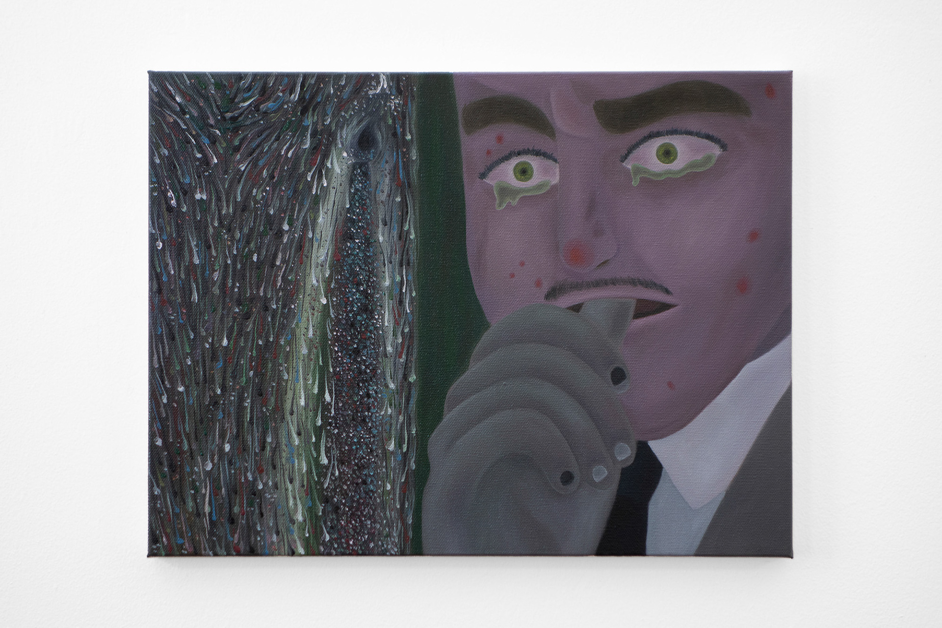 "Why Won't You Let Me Trust You", 2021, oil on canvas, 12x16 inches
