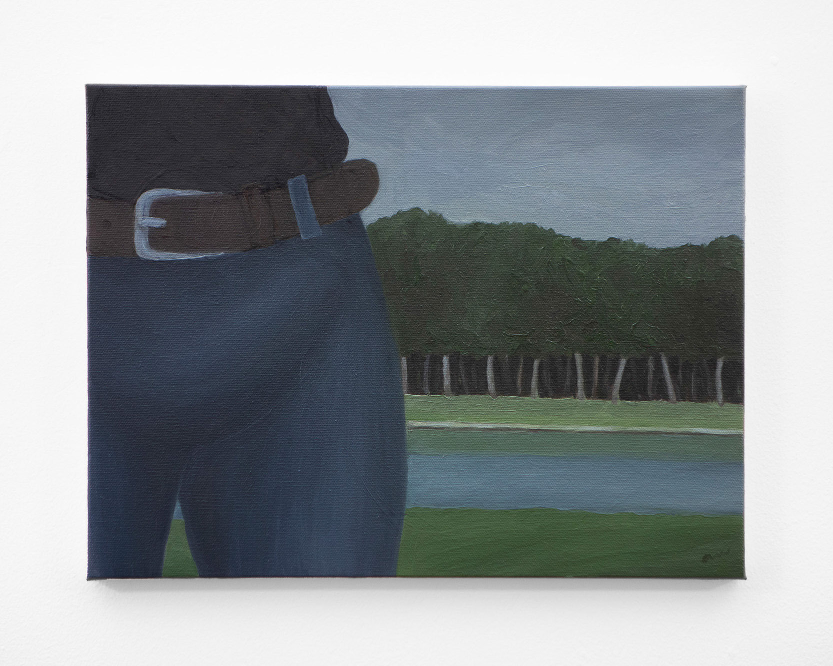 "In a Landscape", 2020, oil on canvas, 12x16 inches