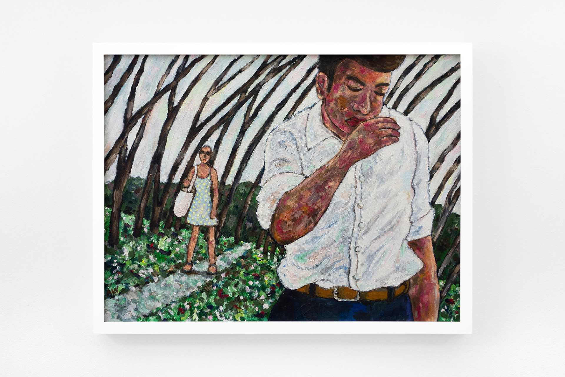 "Now I'm a Fool", 2018, oil on canvas, 18x24 inches