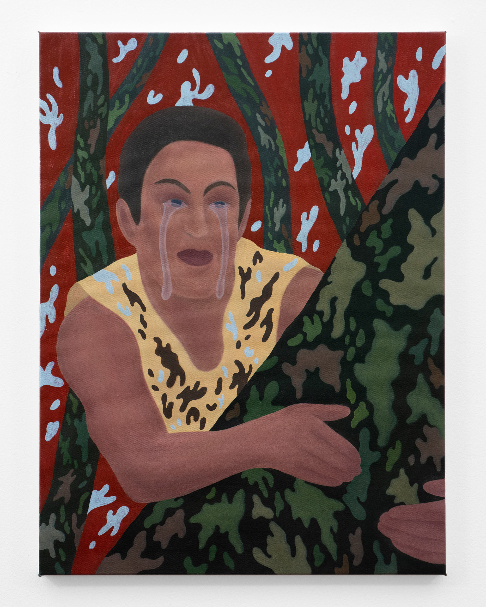 "You Promised to Never Hurt Me", 2021, oil on canvas, 24x18 inches