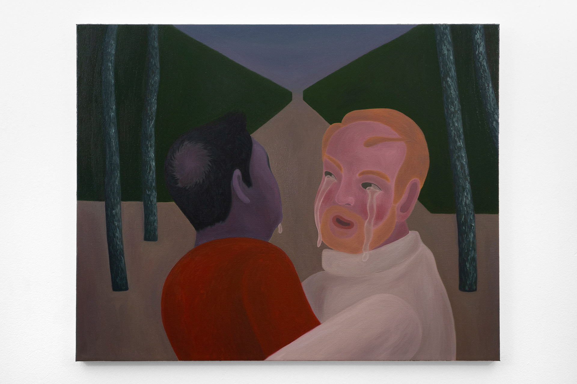 "I Will Wait Until You Are Ready", 2021, oil on canvas, 24x30 inches