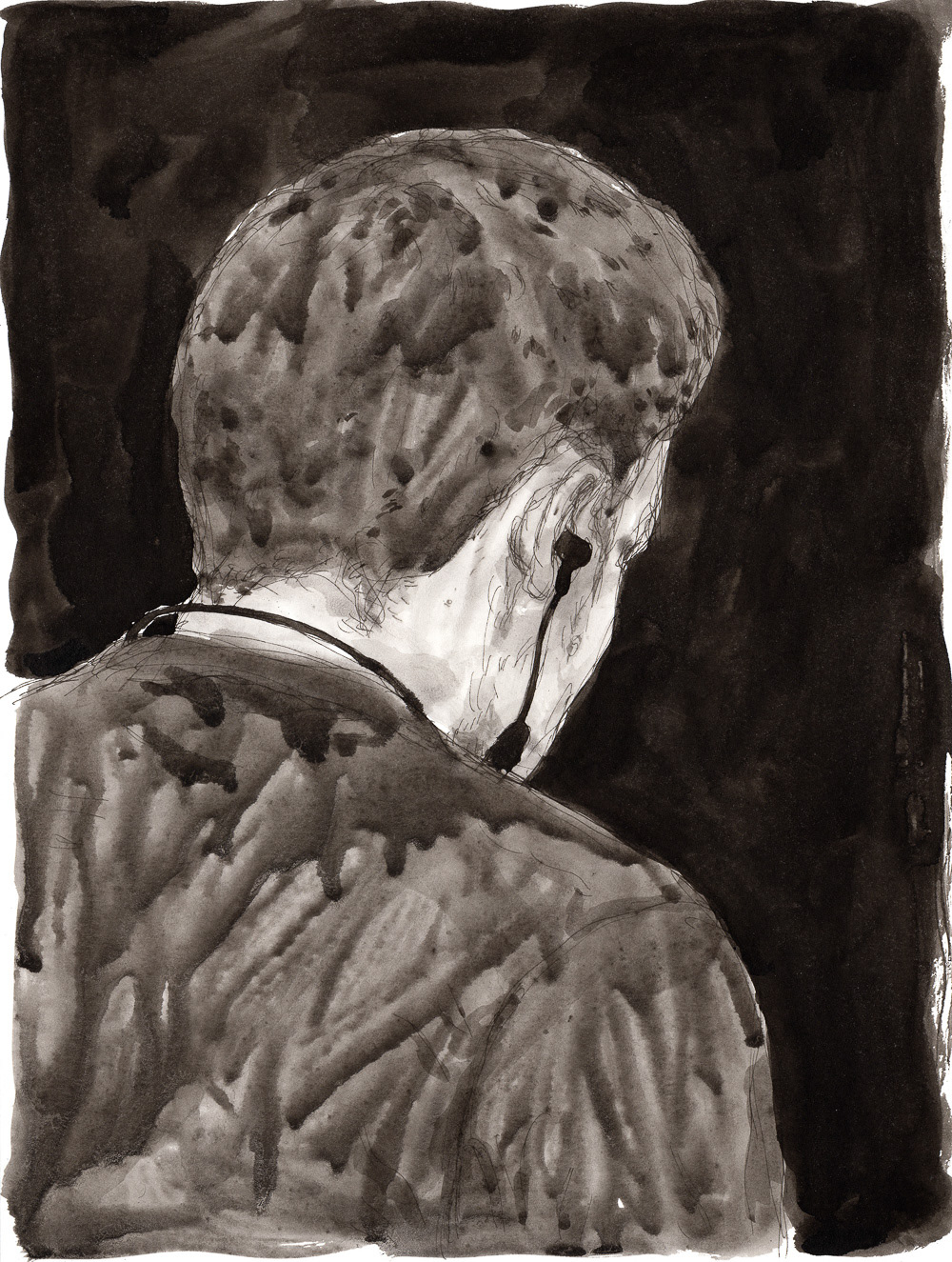 "After All", 2020, ink on paper, 9x12 inches