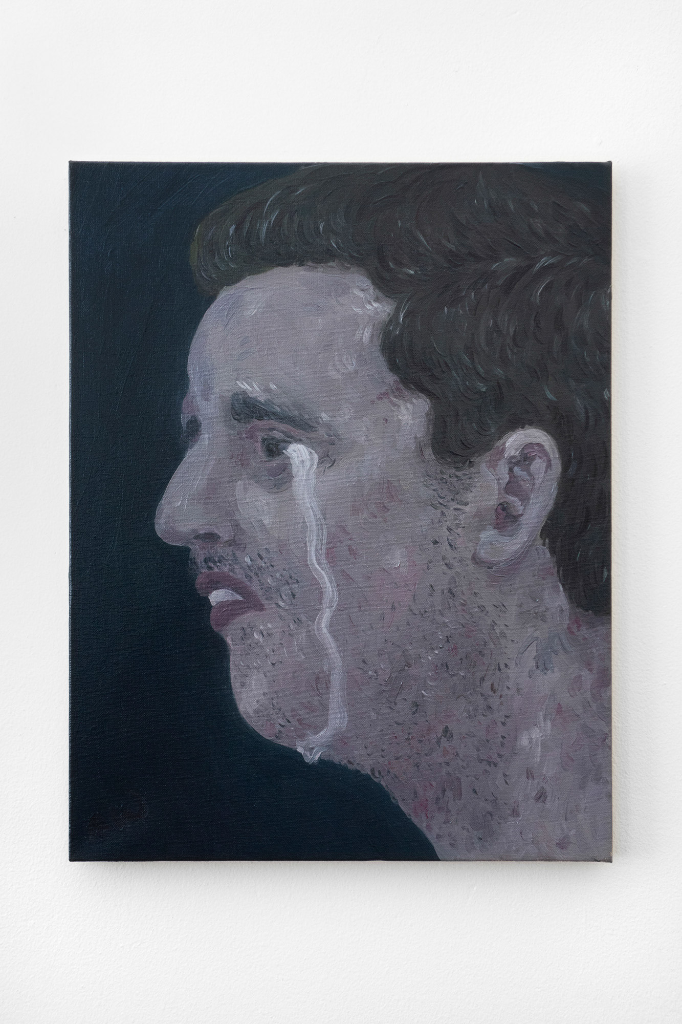 "It Hurts Like Hell", 2020, oil on linen, 14x18 inches