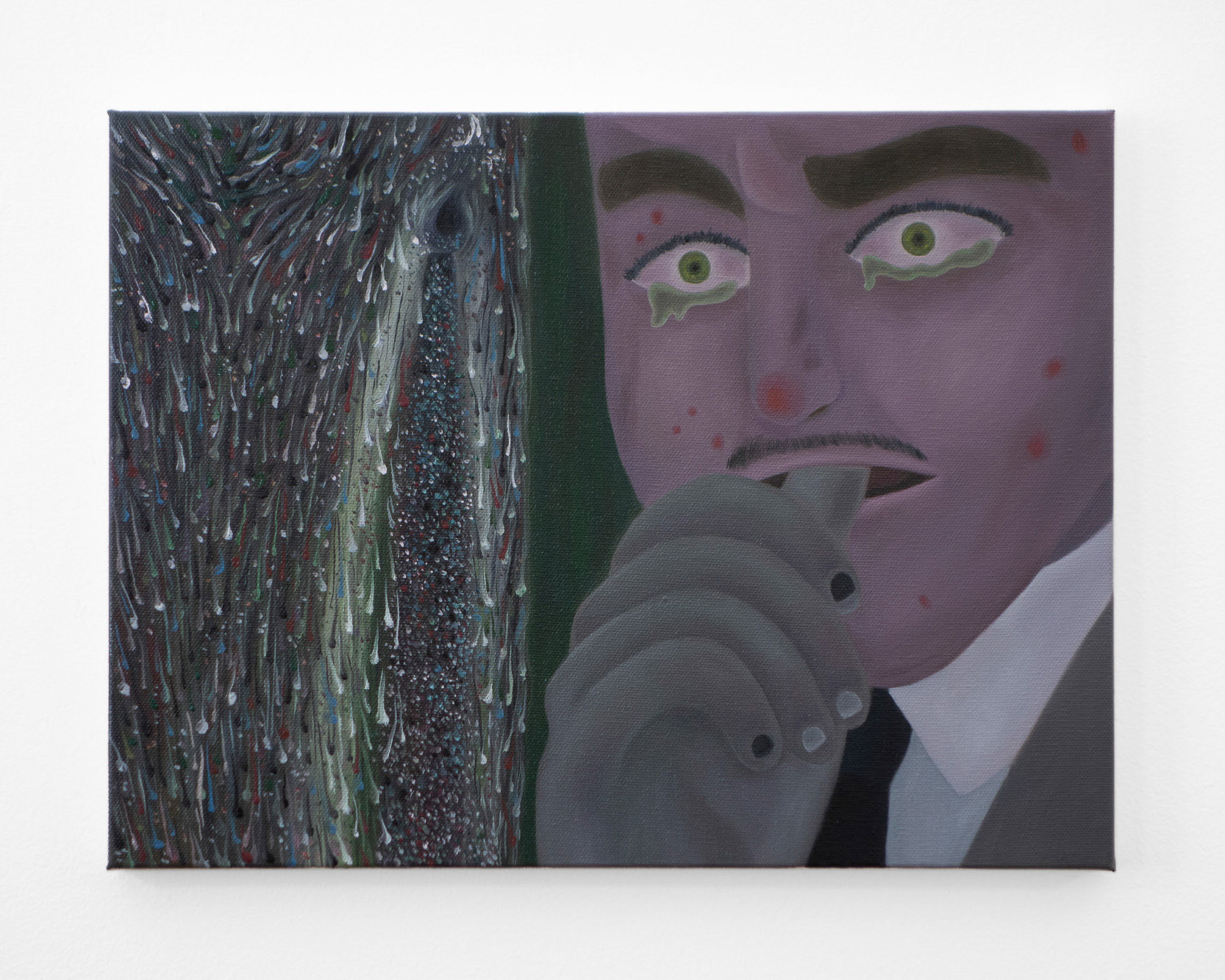 "Why Won't You Let Me Trust You", 2021, oil on canvas, 12x16 inches