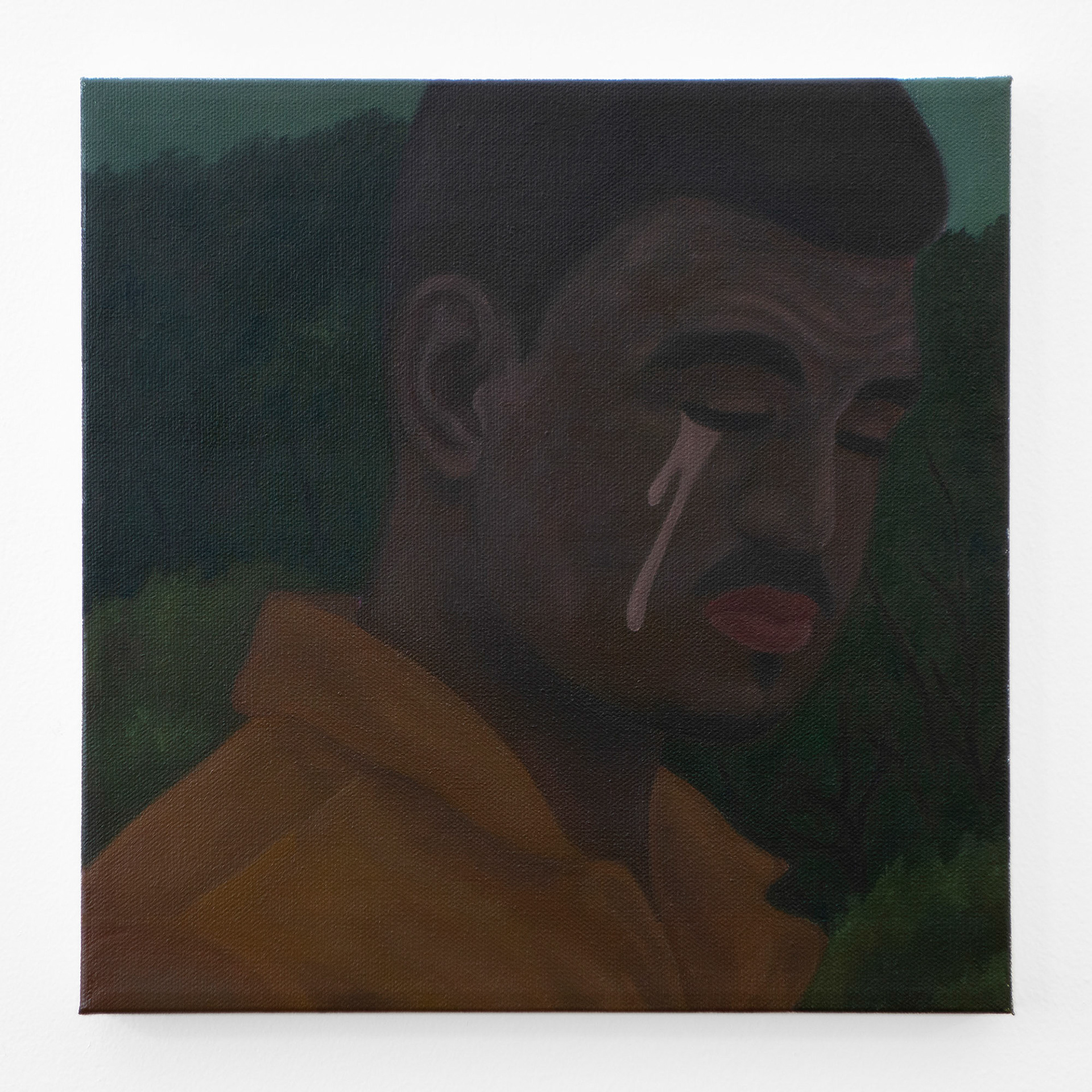"I Don't Want to Be Like Them", 2021, oil on canvas, 12x12 inches