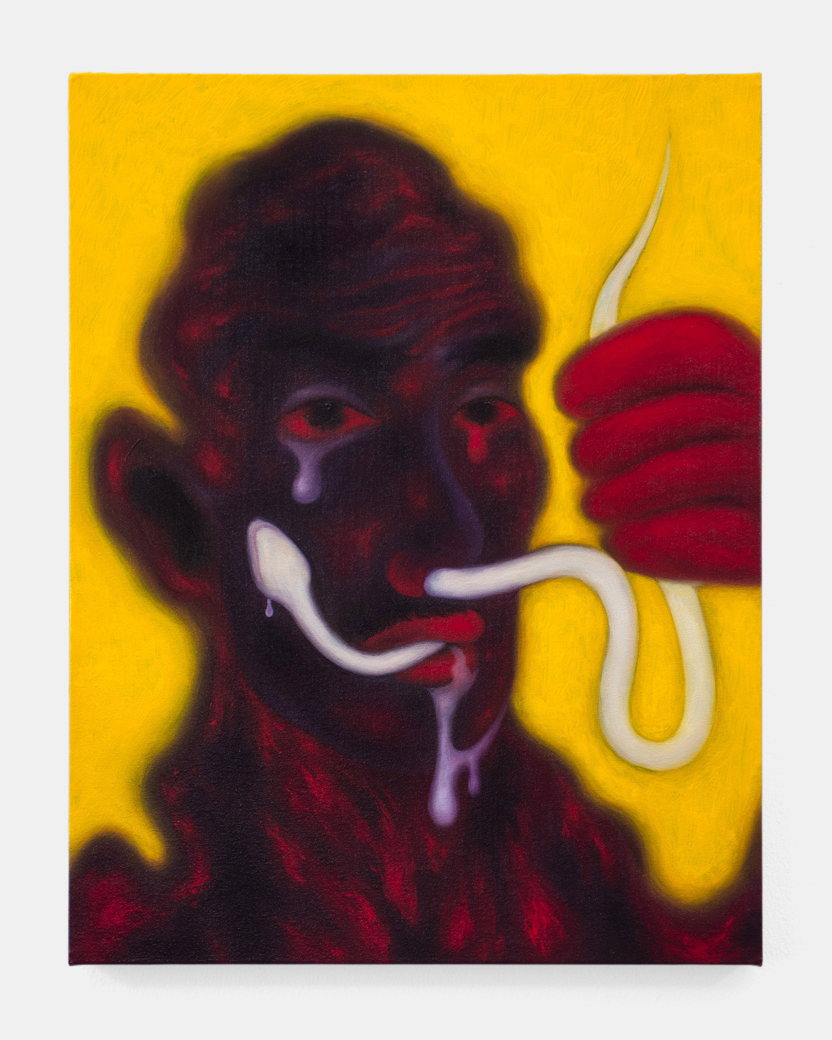 "Father! (My Parents and Myself I)", 2025, oil on linen, 18x14 inches