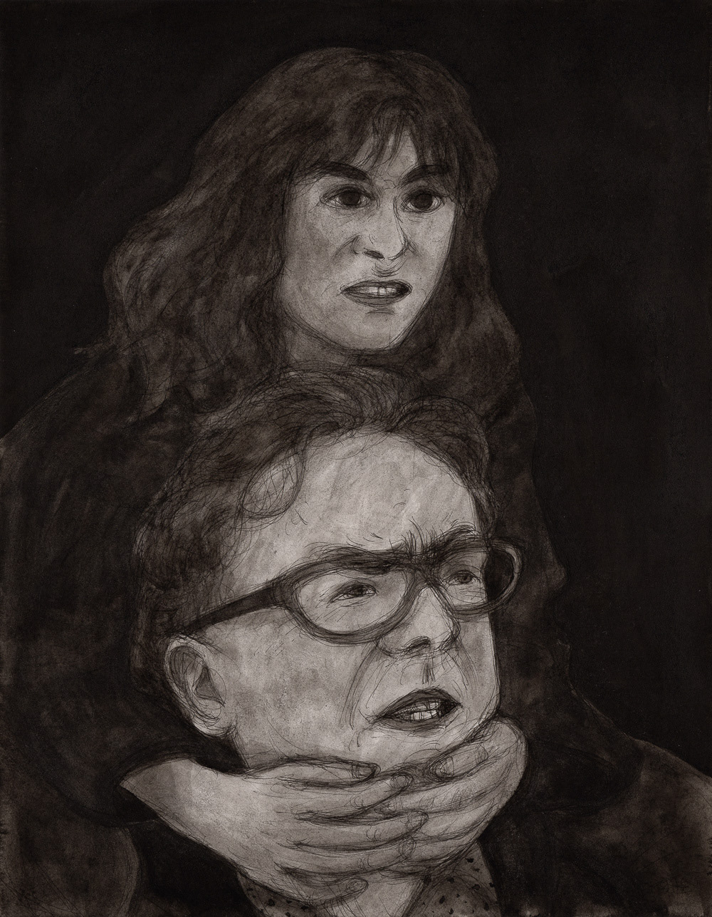 "One and Only", 2020, ink on paper, 11x14 inches
