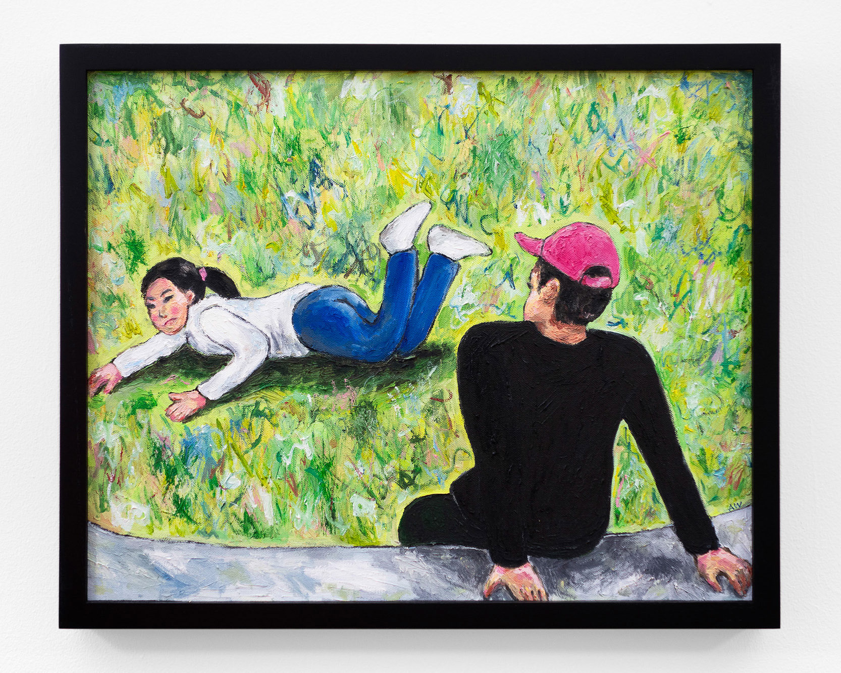 "What We Owe to Each Other", 2018, oil on canvas, 16x20 inches