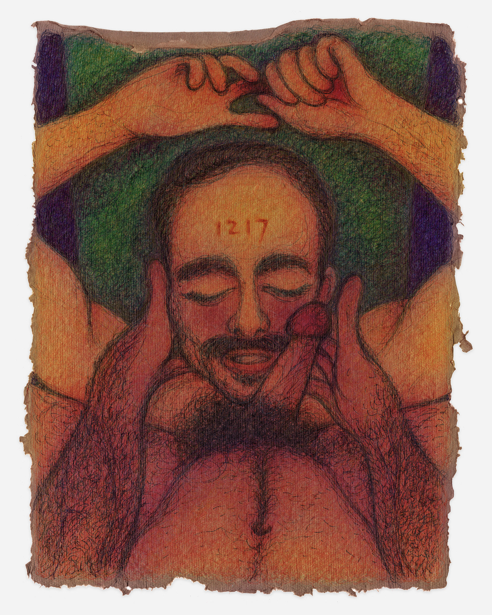 "How Could I Ever Forget", 2024, ink on paper, 12.5x9.5 inches