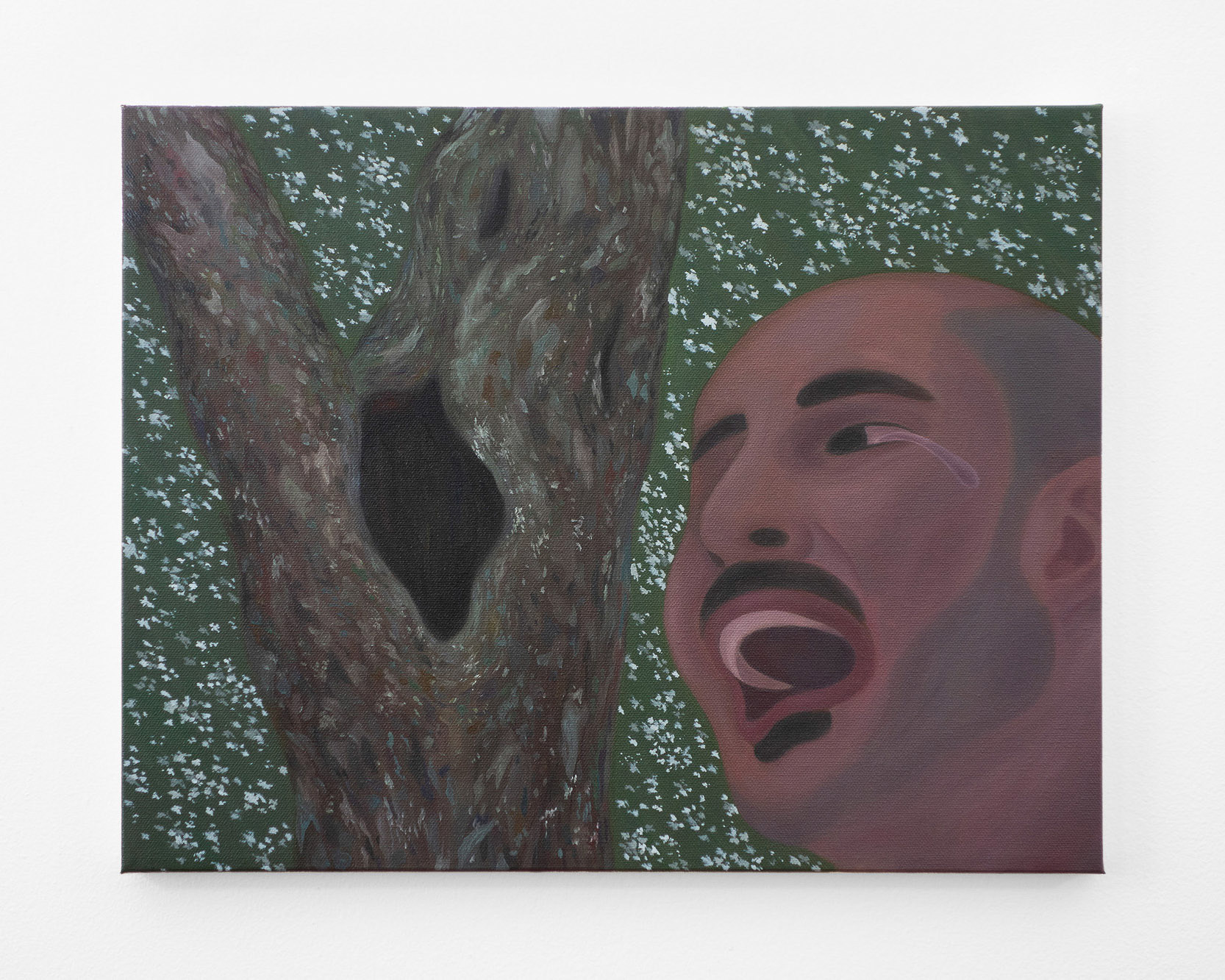 "I Thought We Were Friends", 2021, oil on canvas, 14x18 inches
