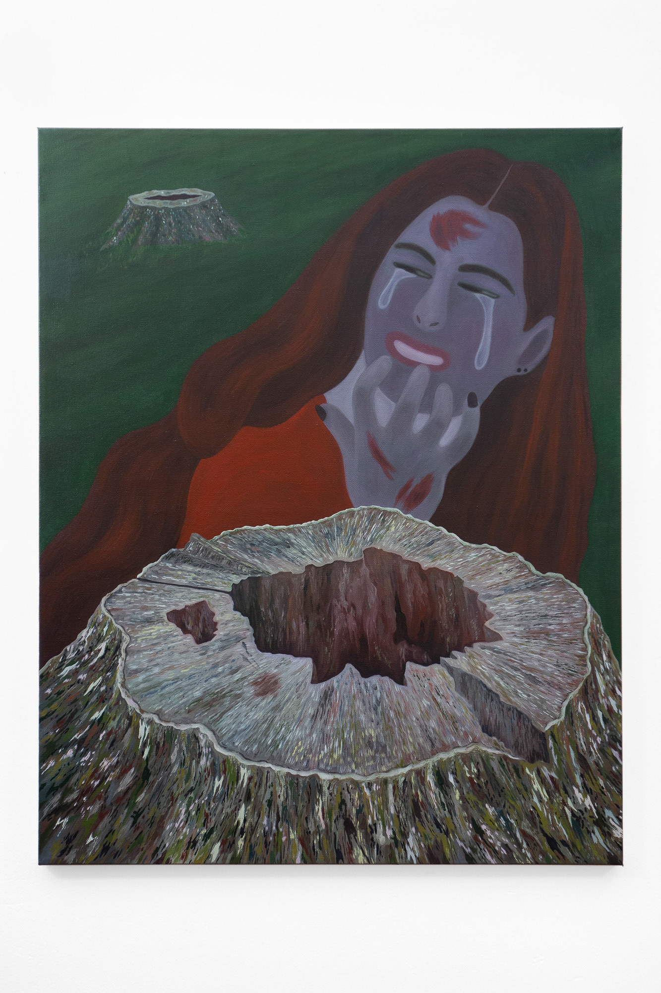 "Why Can't You Love Me Back", 2021, oil on canvas, 24x30 inches