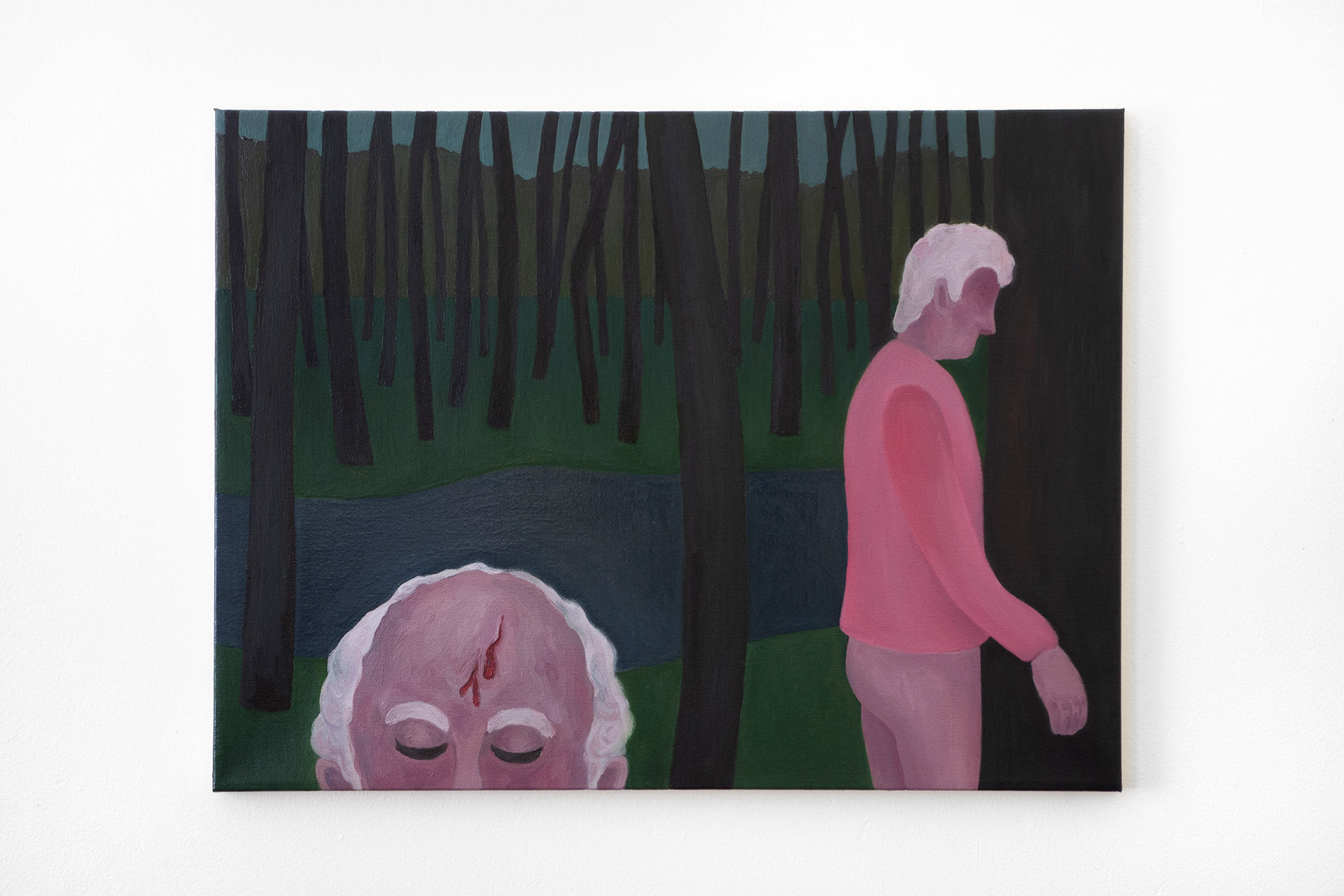 "Alternate Company", 2021, oil on canvas, 18x24 inches