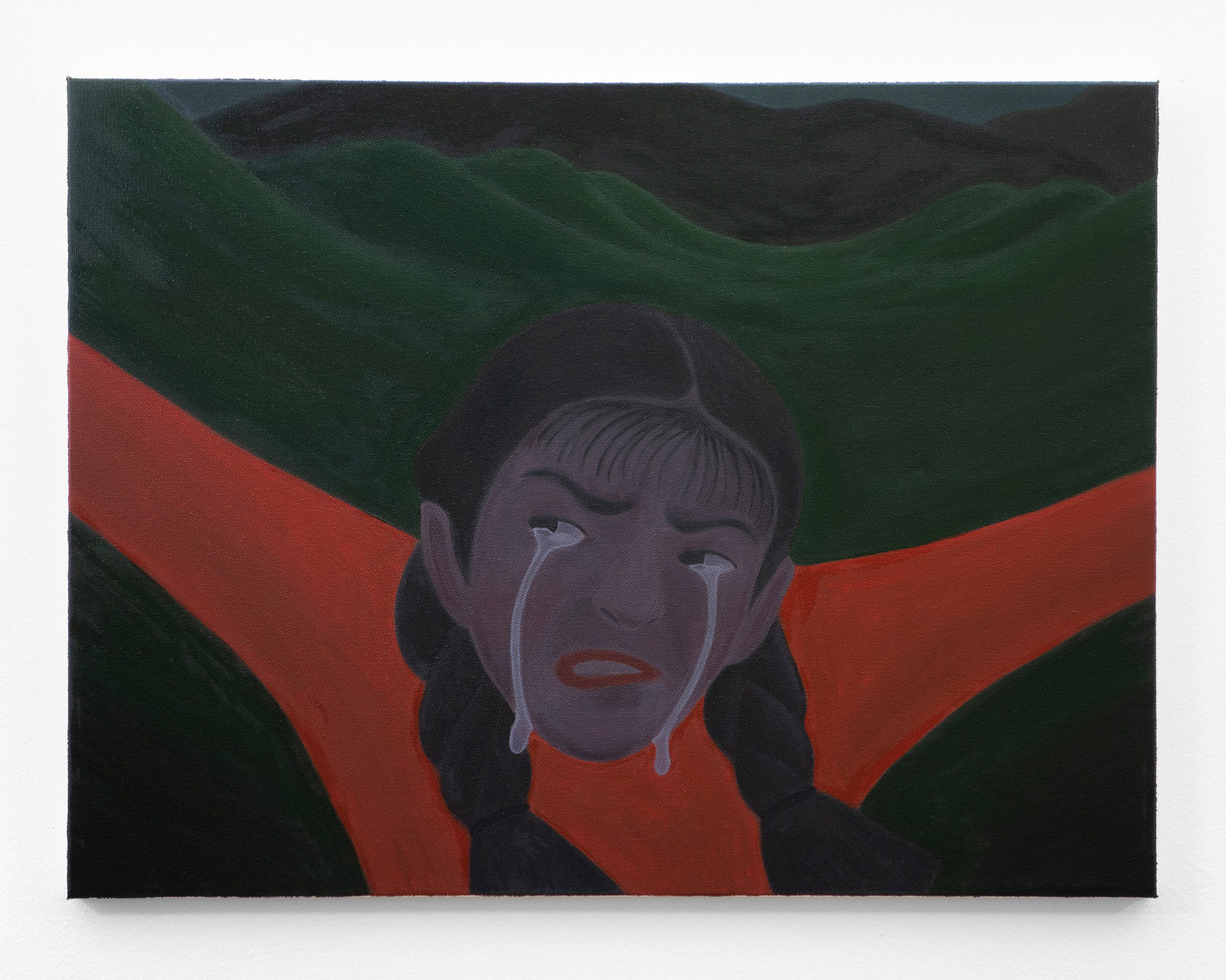 "I Belong Here", 2021, oil on canvas, 18x24 inches