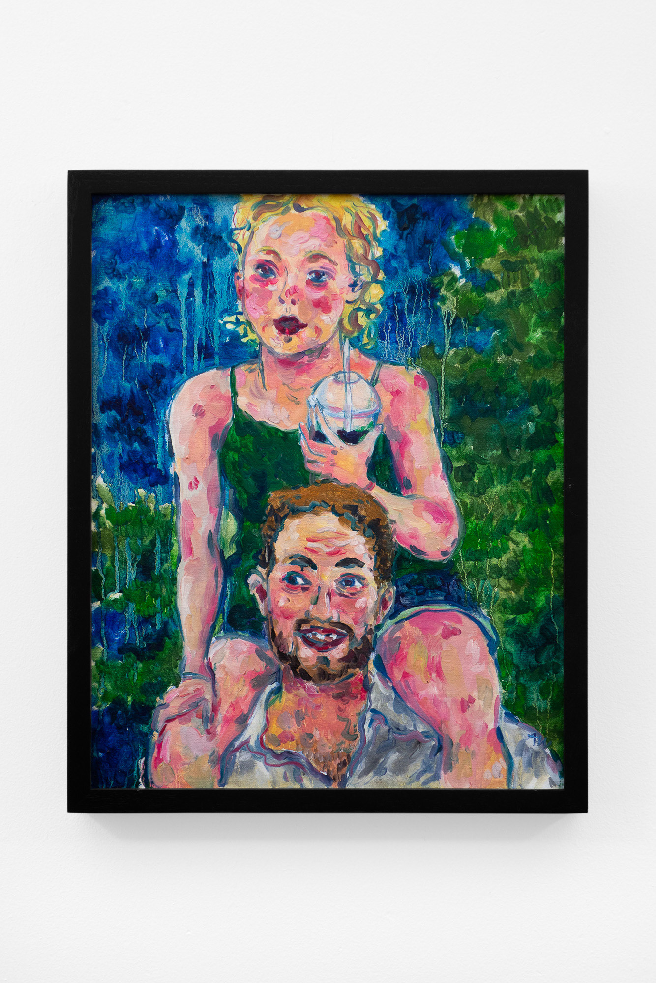 "I am over You", 2017, oil on canvas, 16x20 inches
