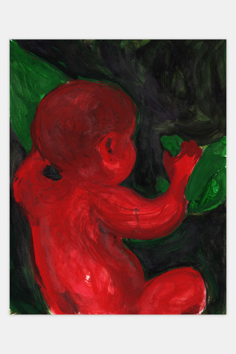 "Devil Boy" III, 2023, watercolor and gouache on paper, 11x14 inches