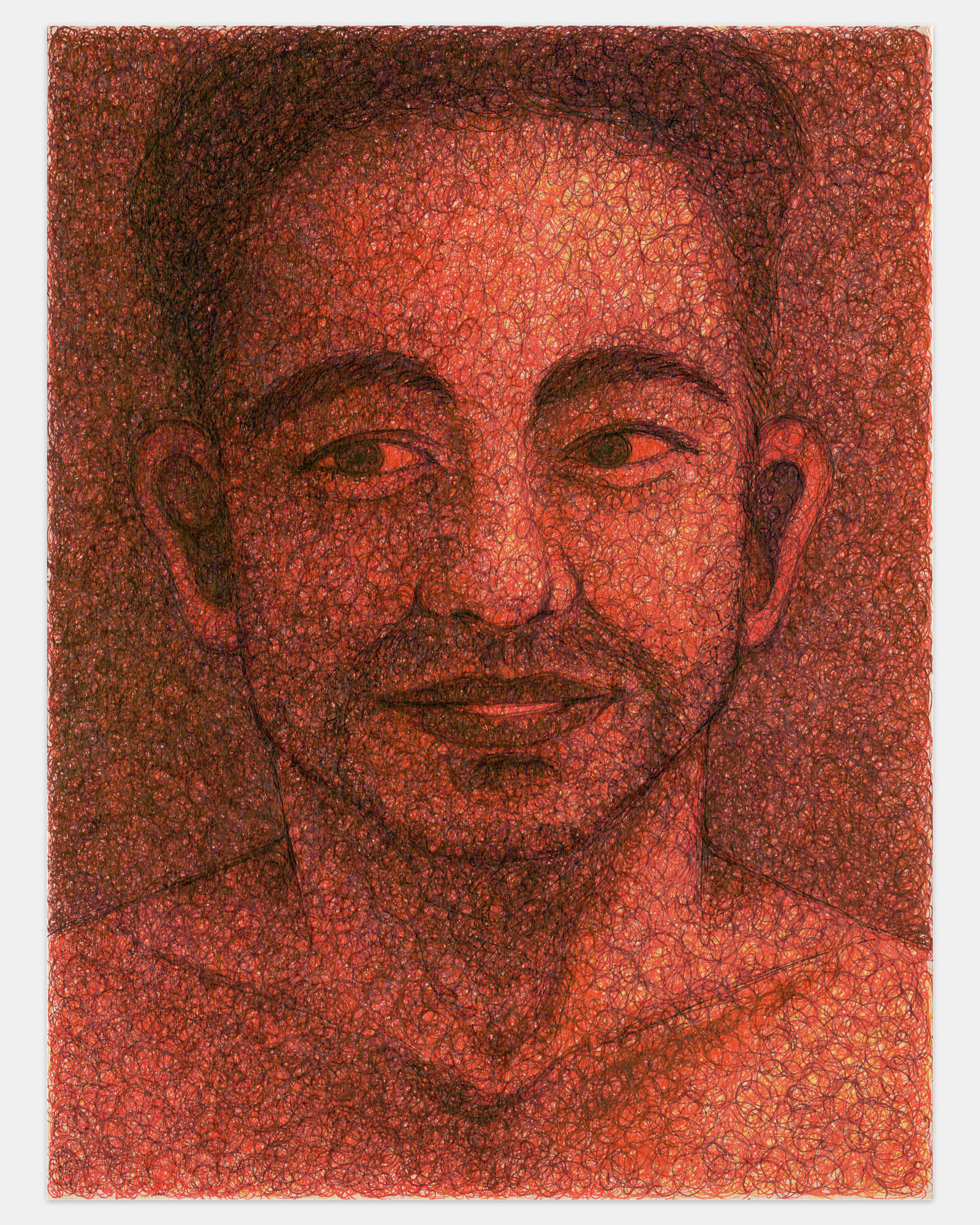 "Andersen (From Memory)", 2023, ink on paper, 12x9 inches