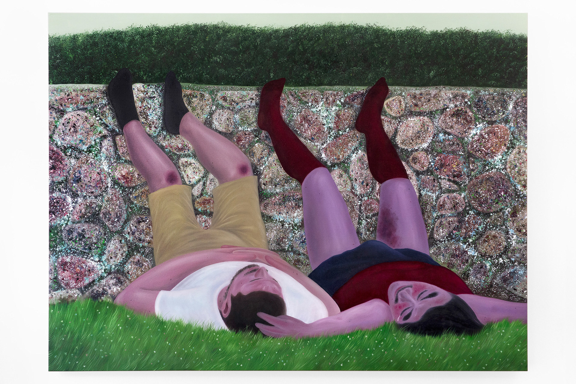 "We've Only Just Begun", 2022, oil on canvas, 36x48 inches