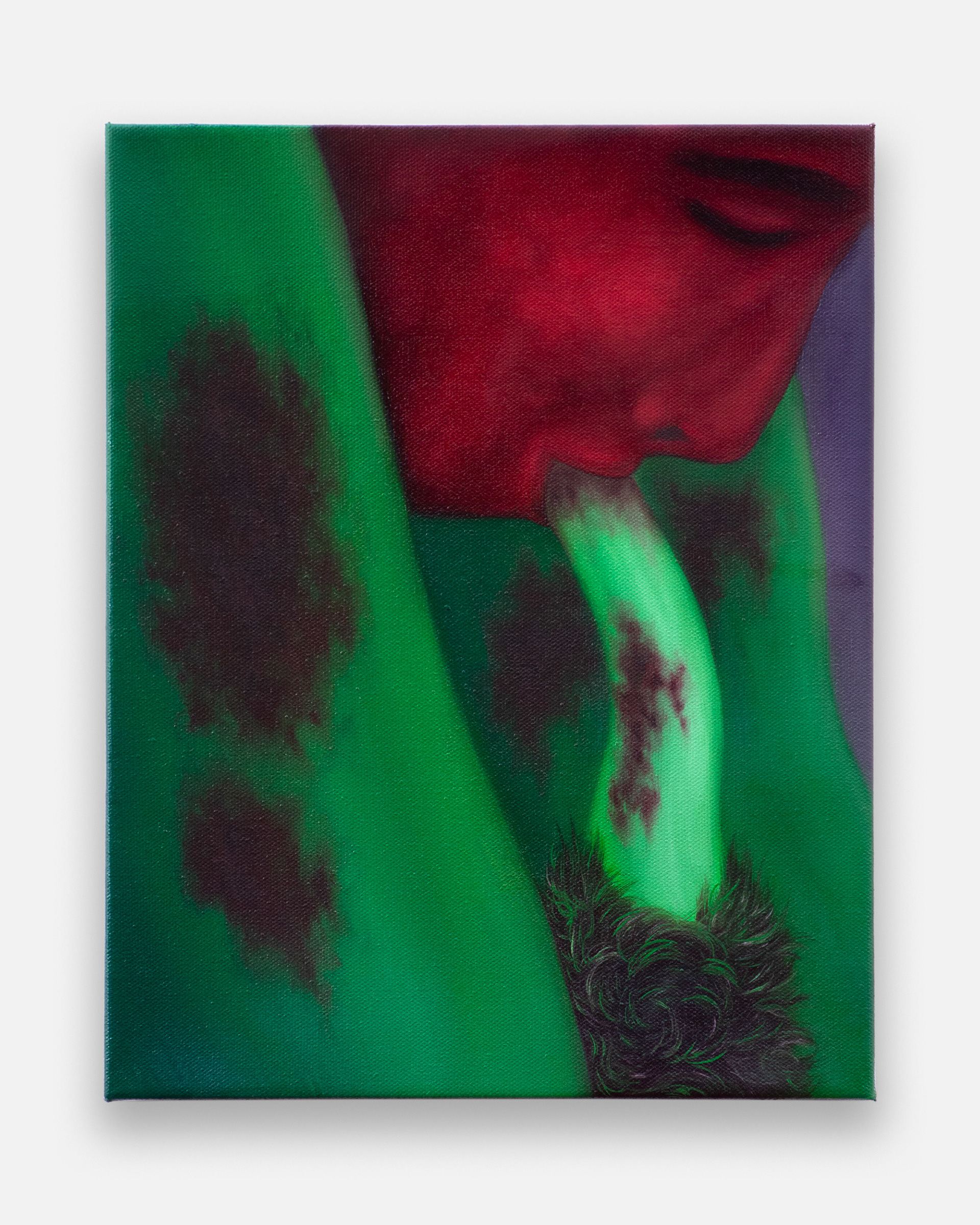 "You Make Me Soft and Alive", 2023, oil on canvas, 14x11 inches