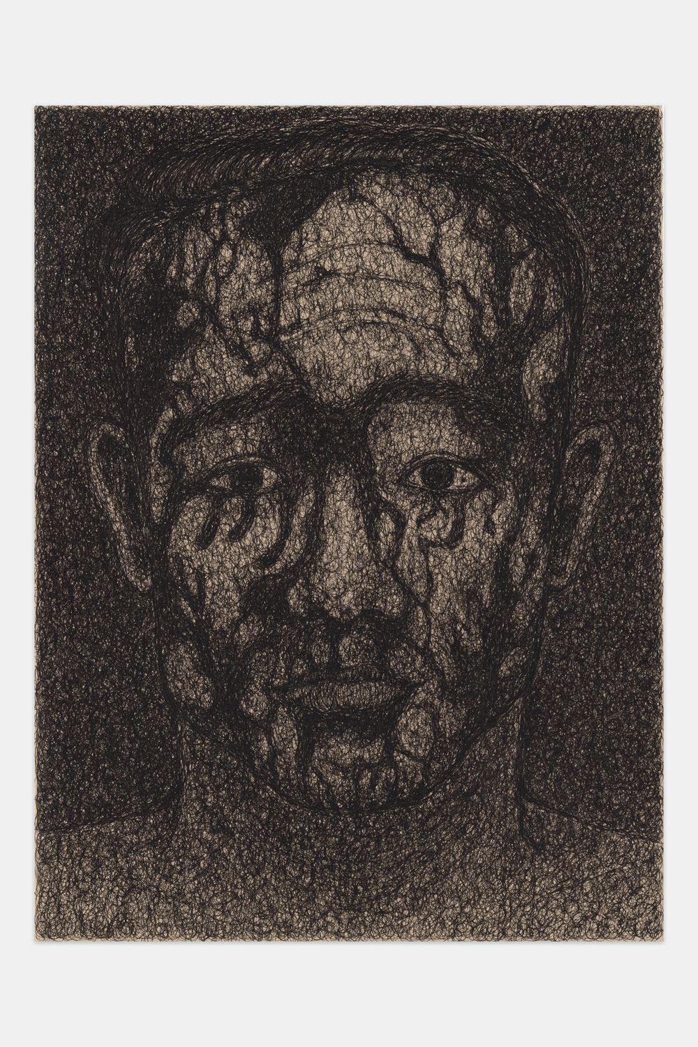 "Those Days of Mine", 2024, ink on paper, 9x12 inches