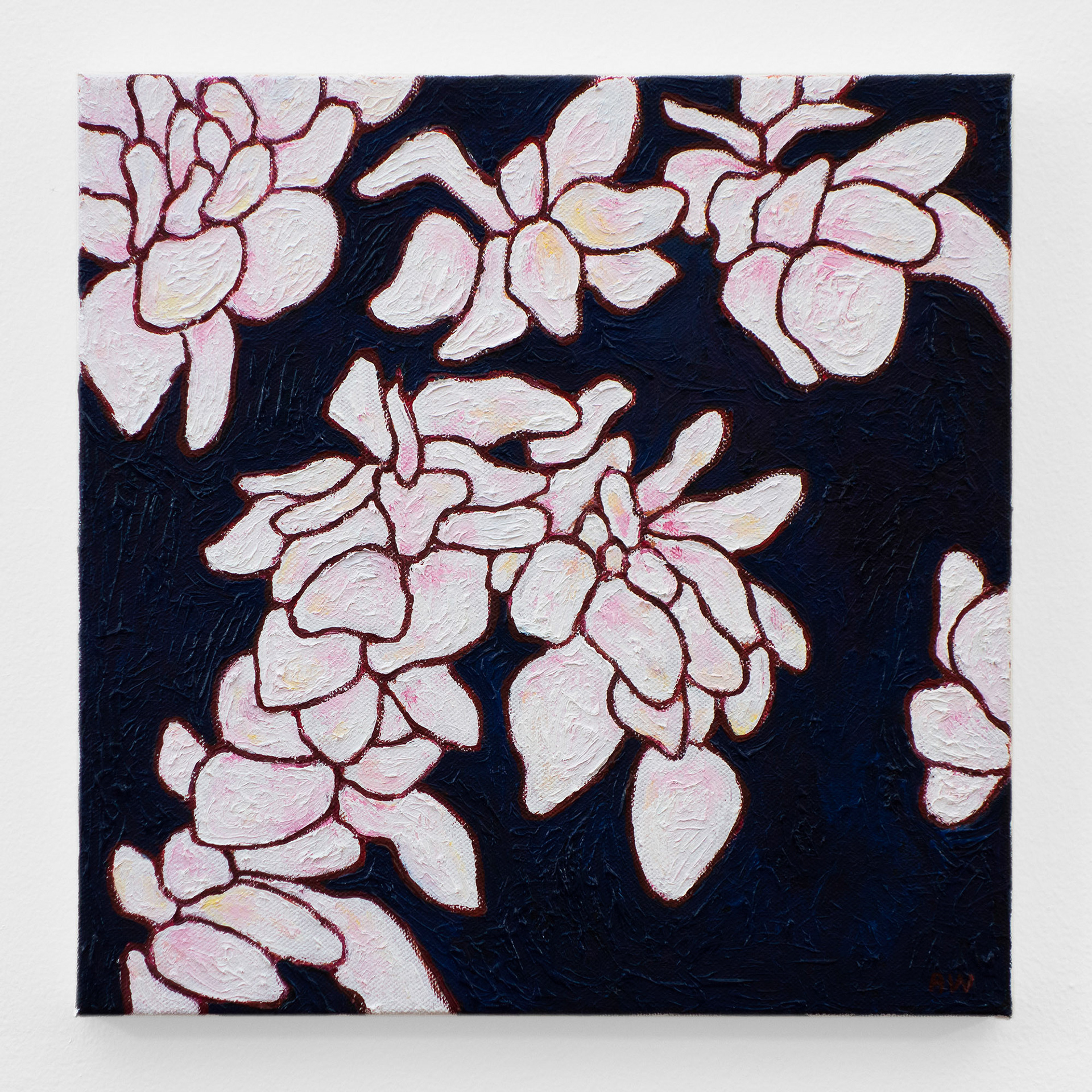 "Safe Disguises", 2019, oil on canvas, 12x12 inches