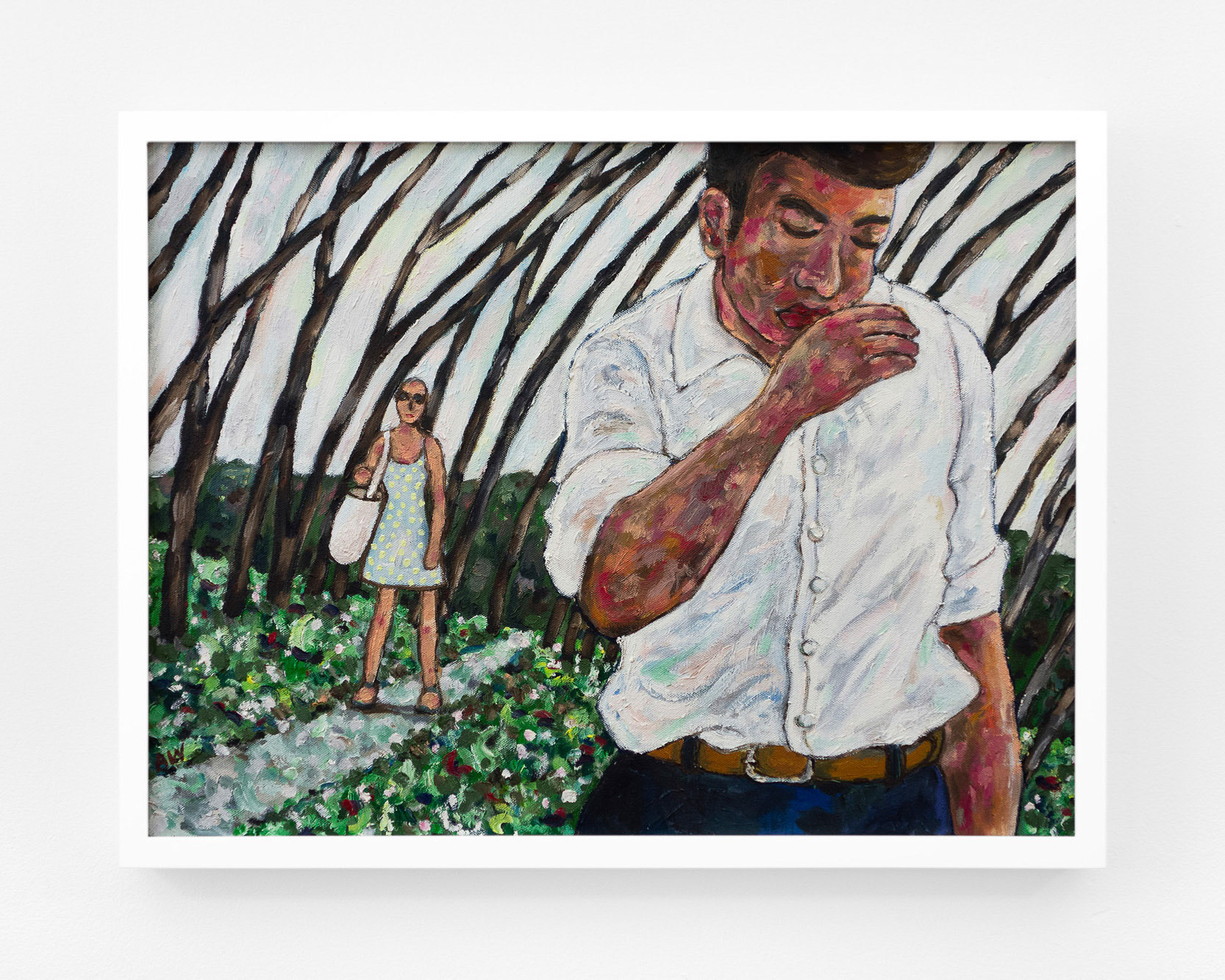 "Now I'm a Fool", 2018, oil on canvas, 18x24 inches